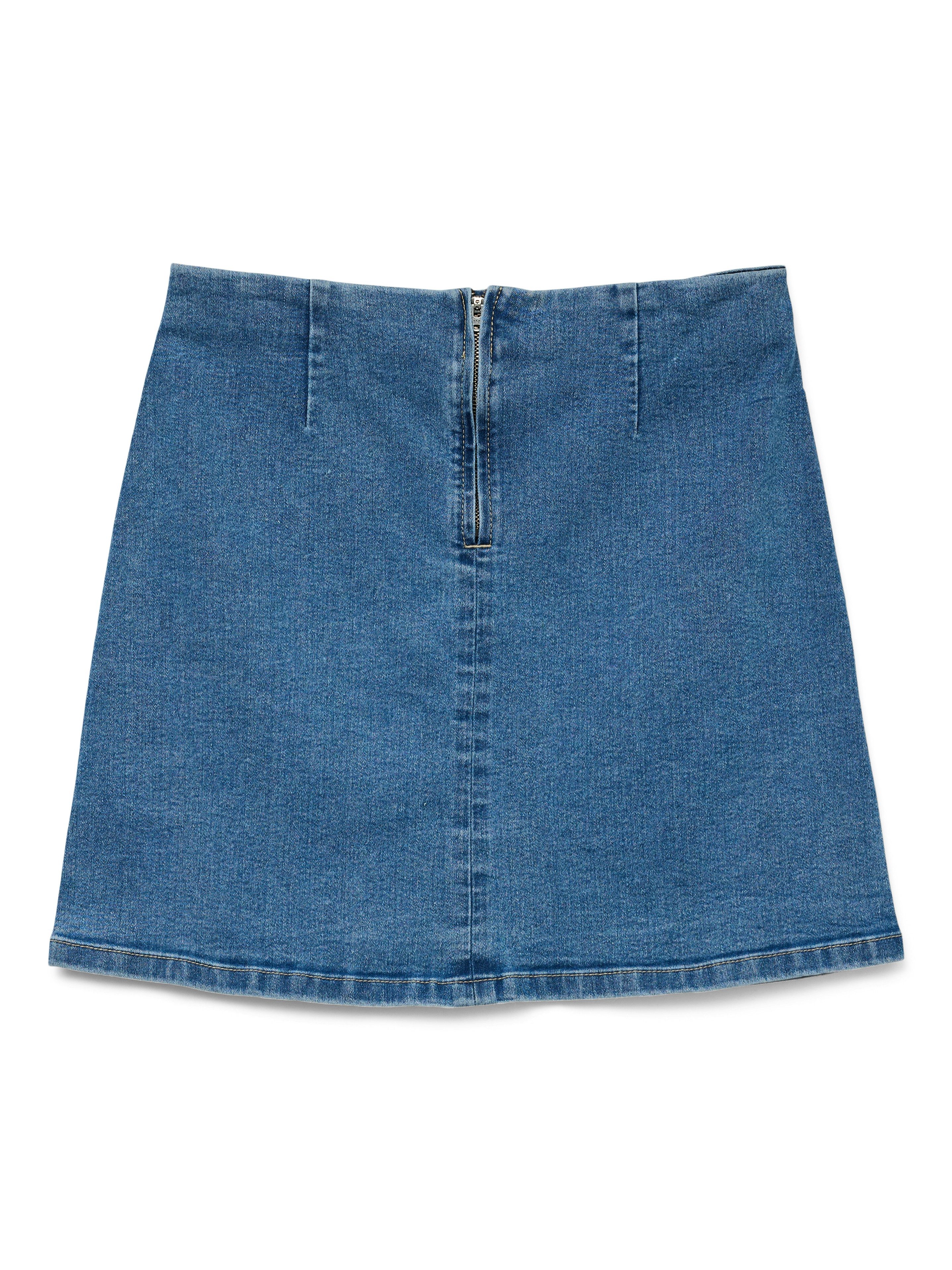 Vero Moda Jeans rok VMNELLY HR SHORT SKIRT DNM MIX NOOS