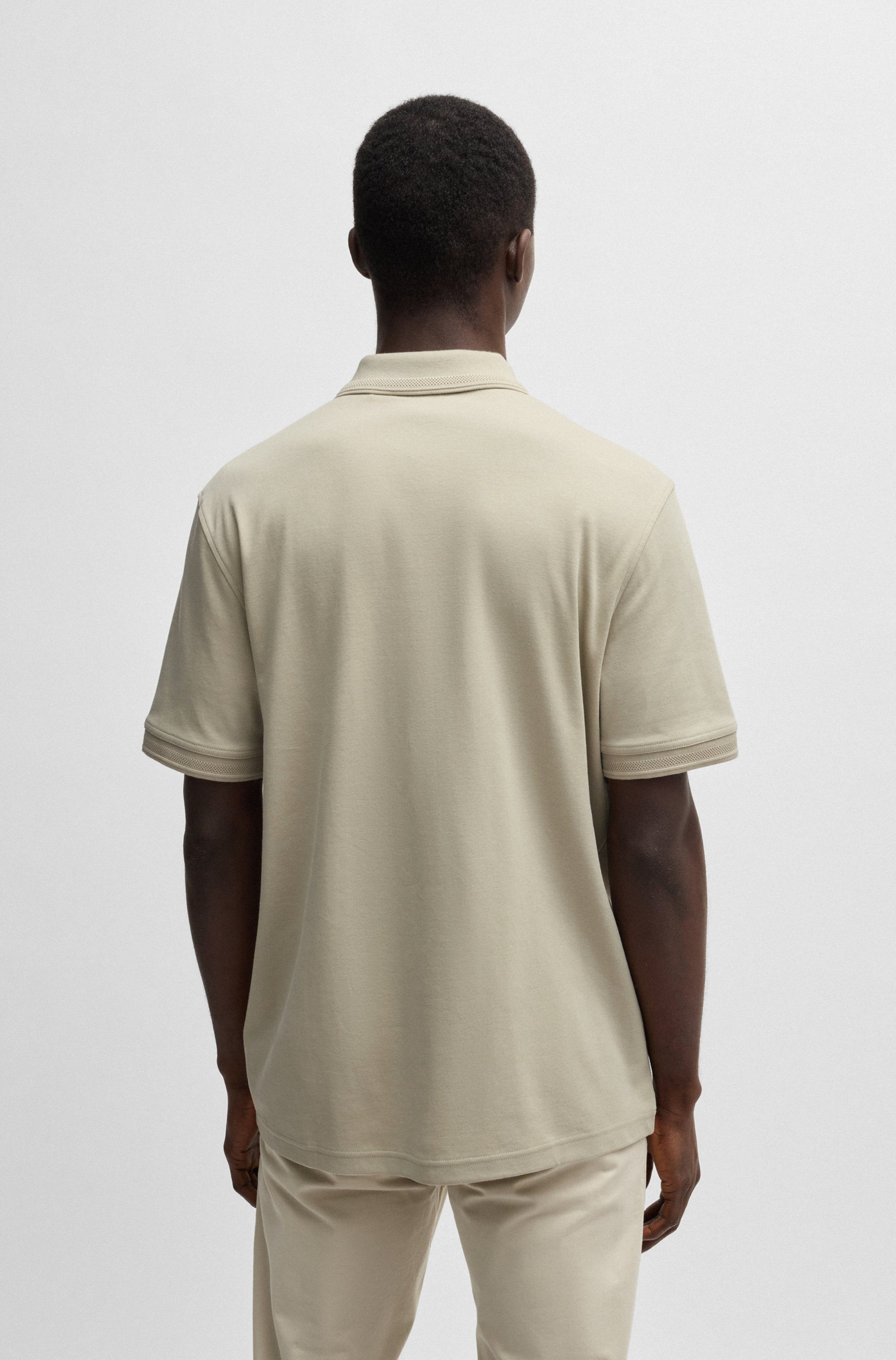 Boss Orange Poloshirt Pe met een polokraag