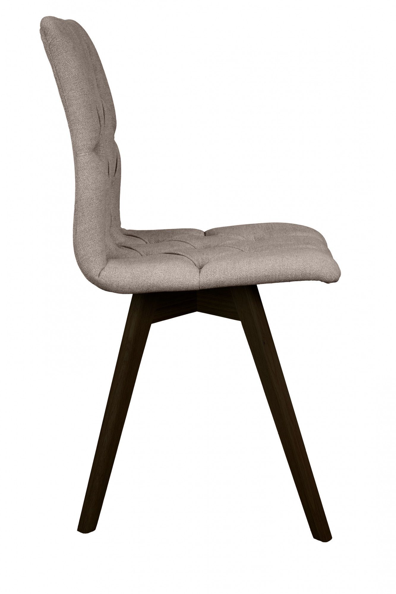 andas Eetkamerstoel Rania met massief houten poten (set, 2 stuks)