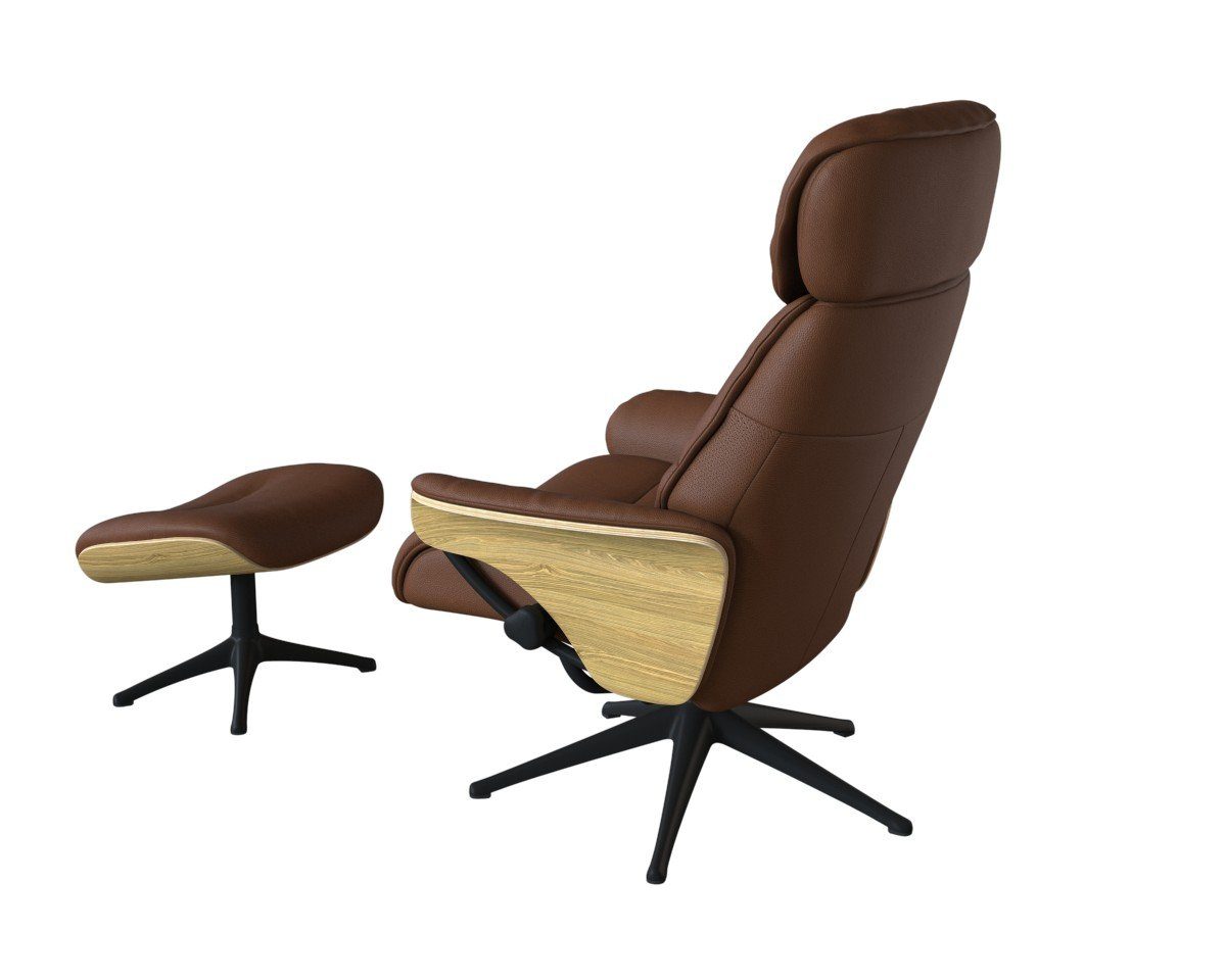 FLEXLUX Relaxfauteuil Aarhus, functionele stoel, gestoffeerde stoel, armleuningen, TV-fauteuil