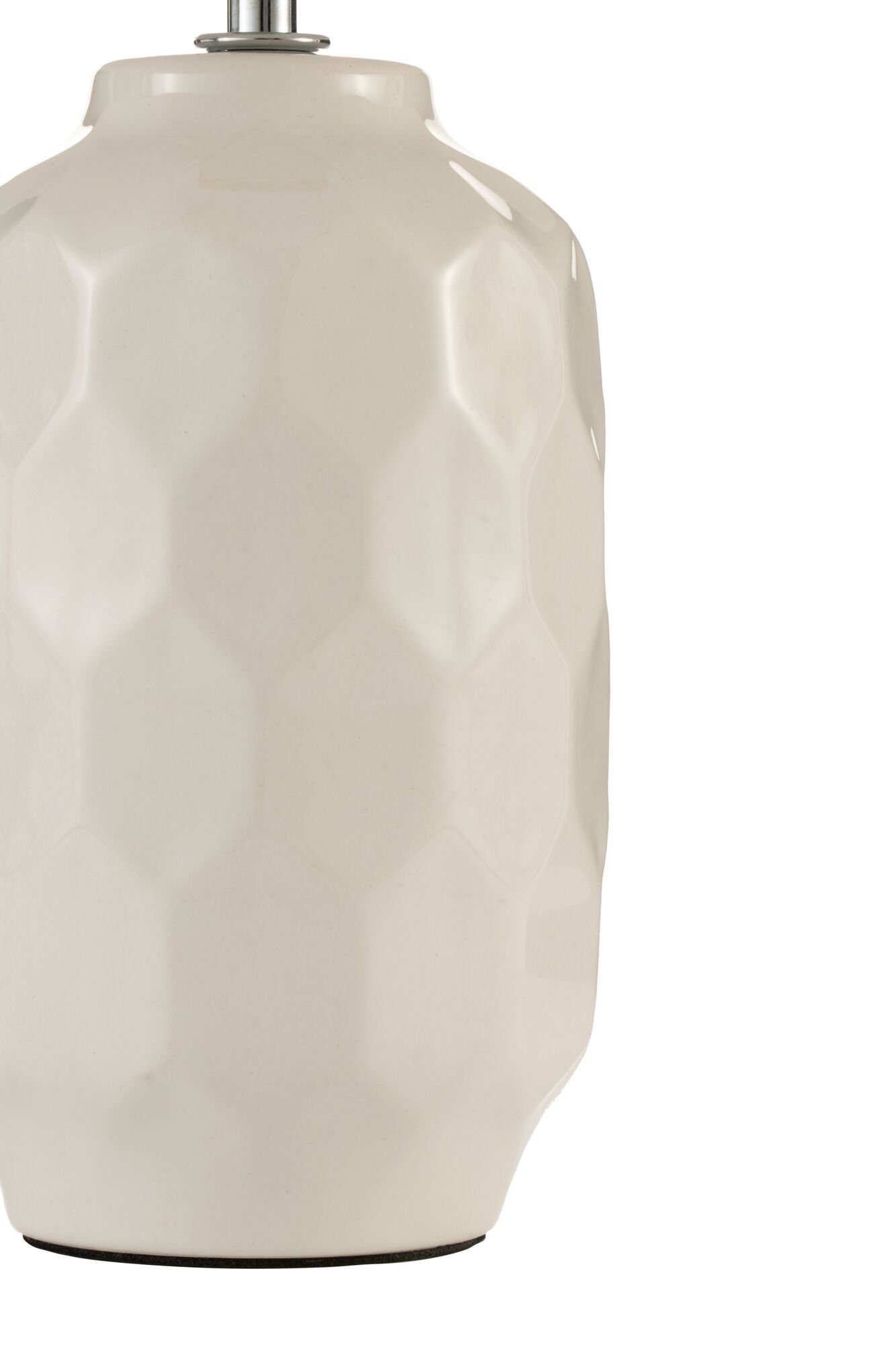 Pauleen Tafellamp Charming Sparkle max.20W crème stof/keramiek