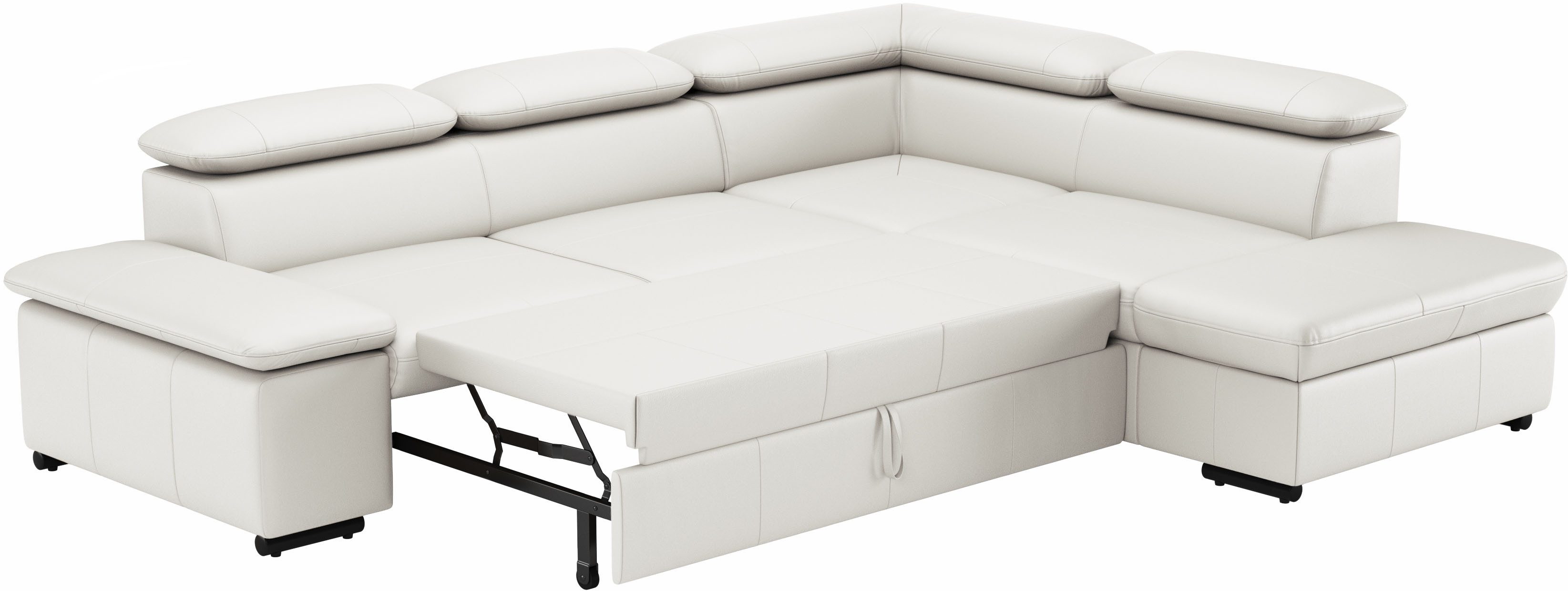 sit&more Hoekbank Alcudia L-vorm met armverstelling, optionele hoofdeindverstelling en bedfunctie