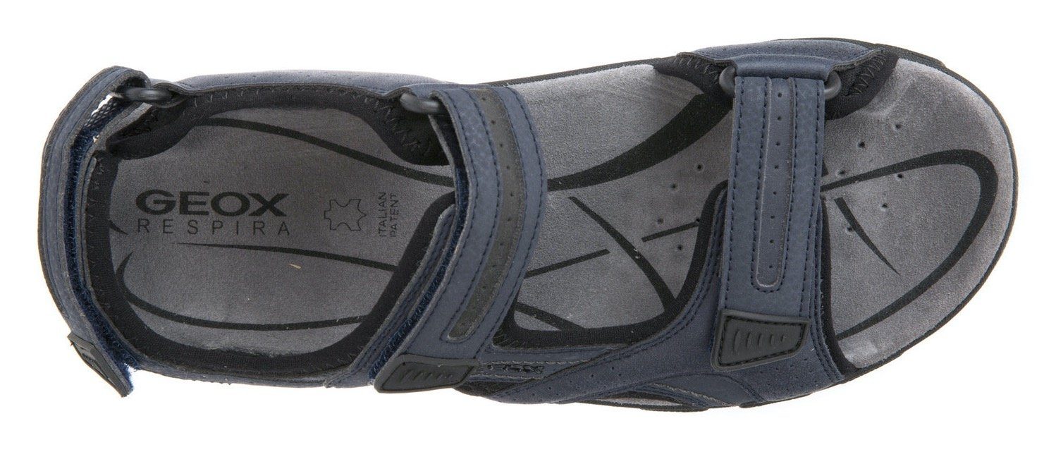 Geox Sandalen UOMO SANDAL STRADA , zomerschoen, klittenbandschoen, outdoorsandaal, trekkinglook