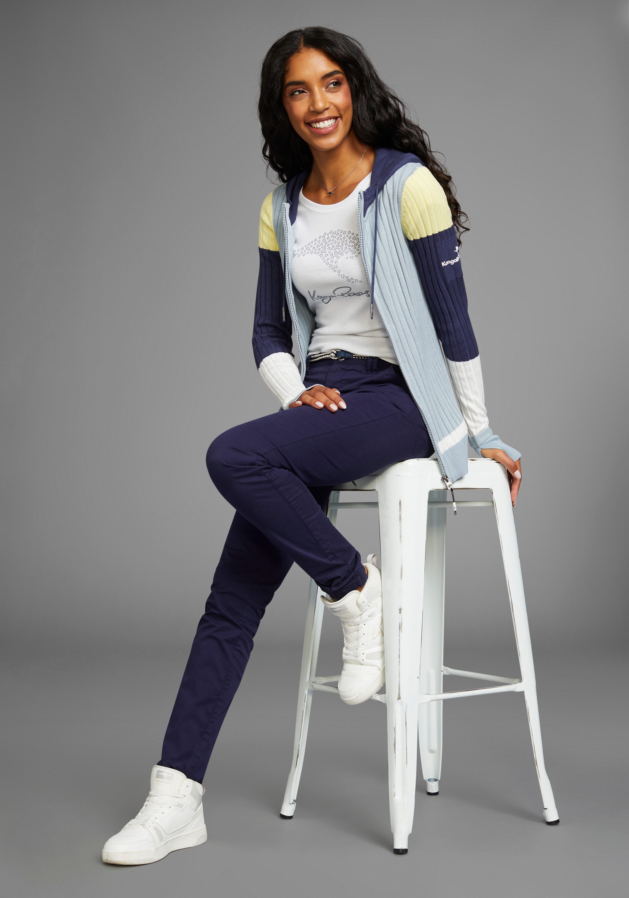 KangaROOS Capuchonvest colourblocking-stijl
