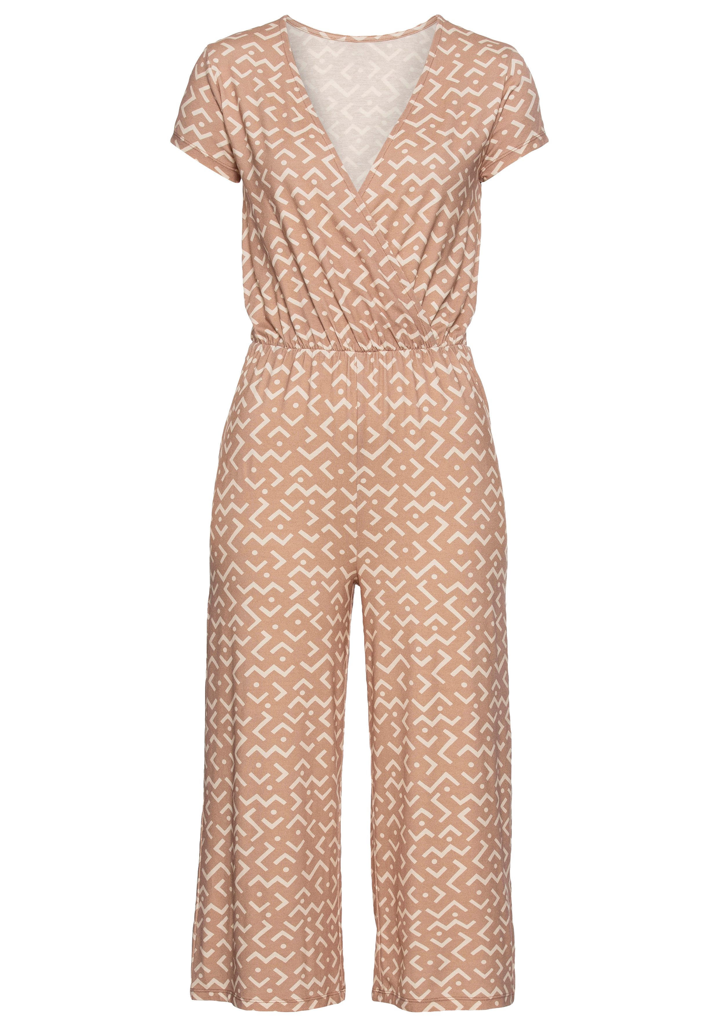 Laura Scott Jumpsuit met trendy all-over print