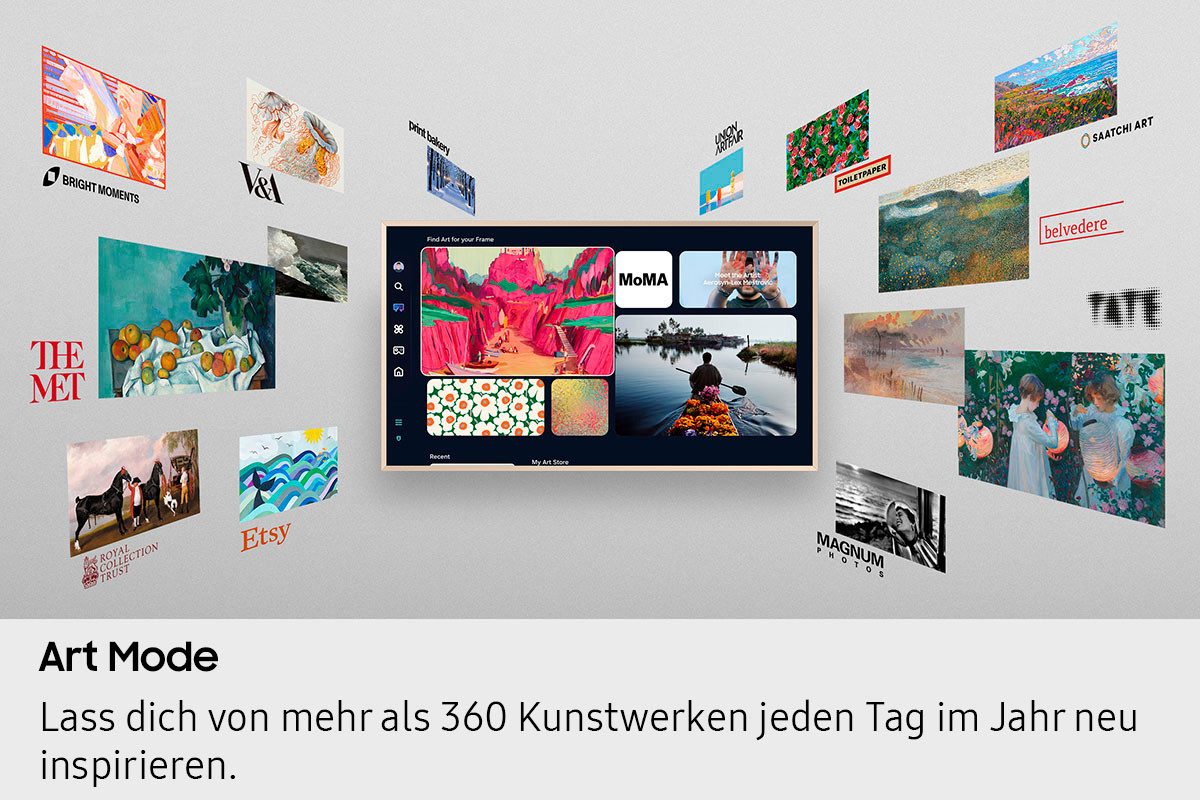 Samsung QLED-TV GQ55LS03FAU QLED-televisie