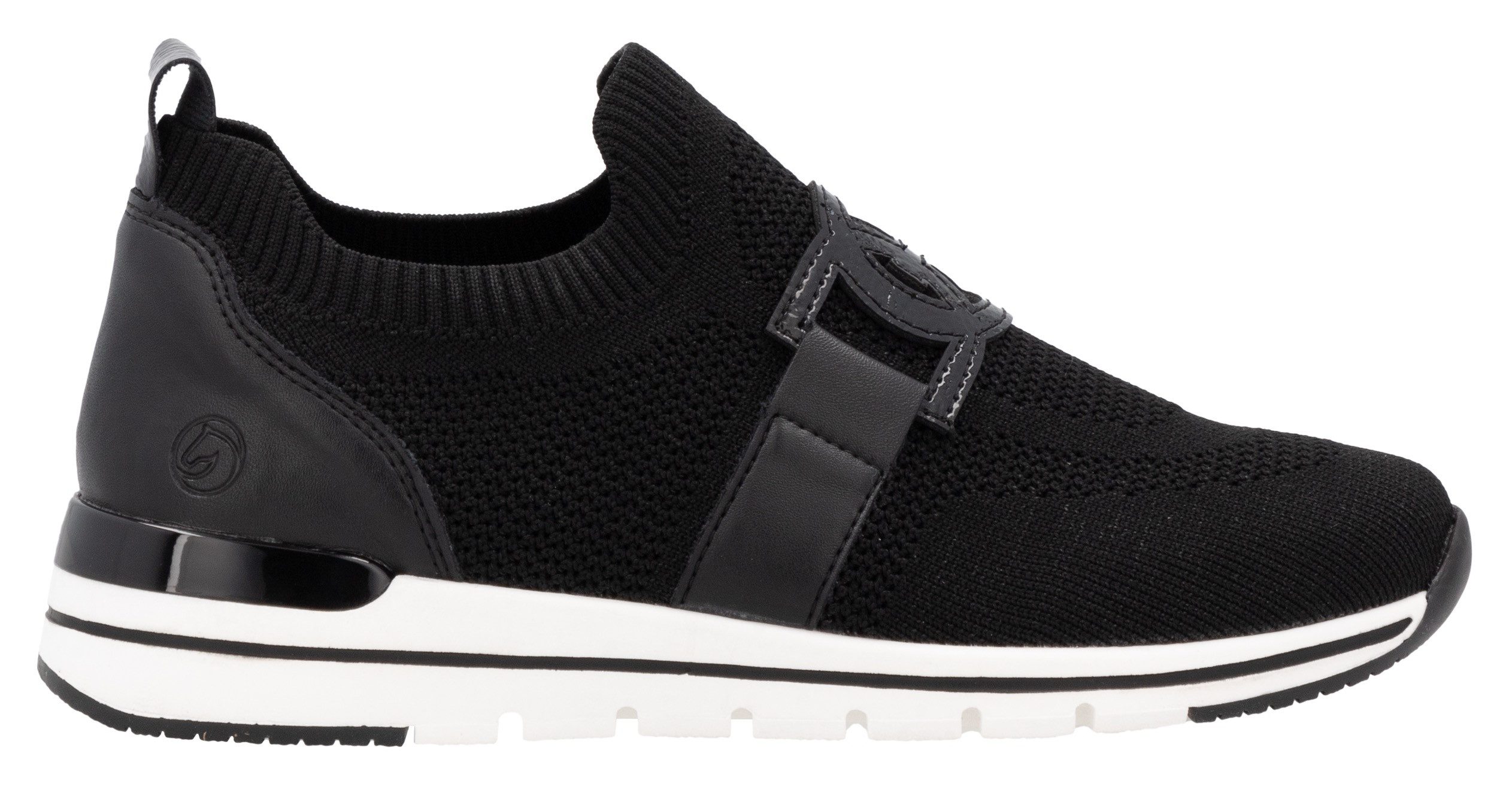 Remonte Slip-on sneakers , vrijetijdsschoen, lage schoen, slipper met elastische band aan de schacht