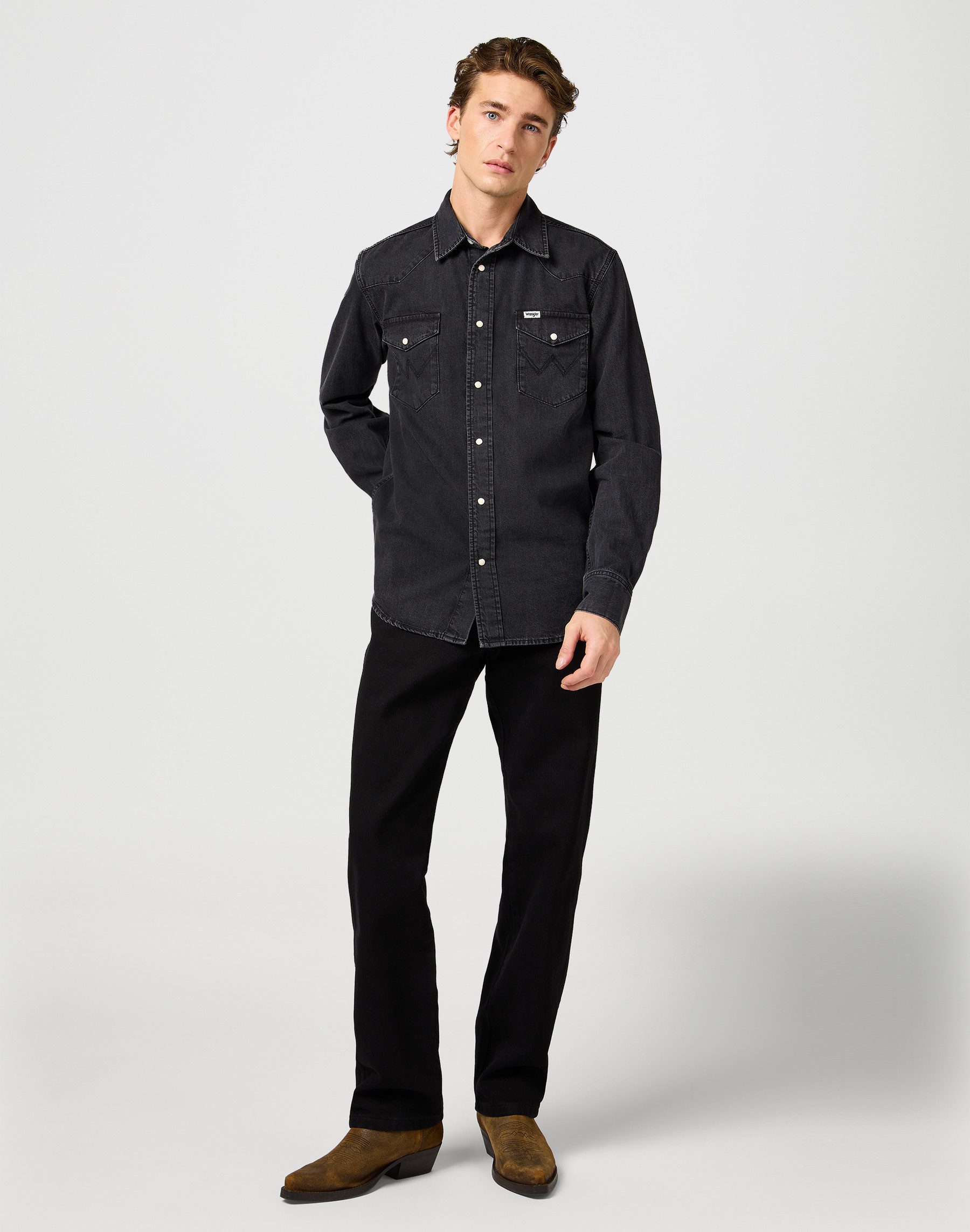 Wrangler Overhemd met lange mouwen Western Shirt