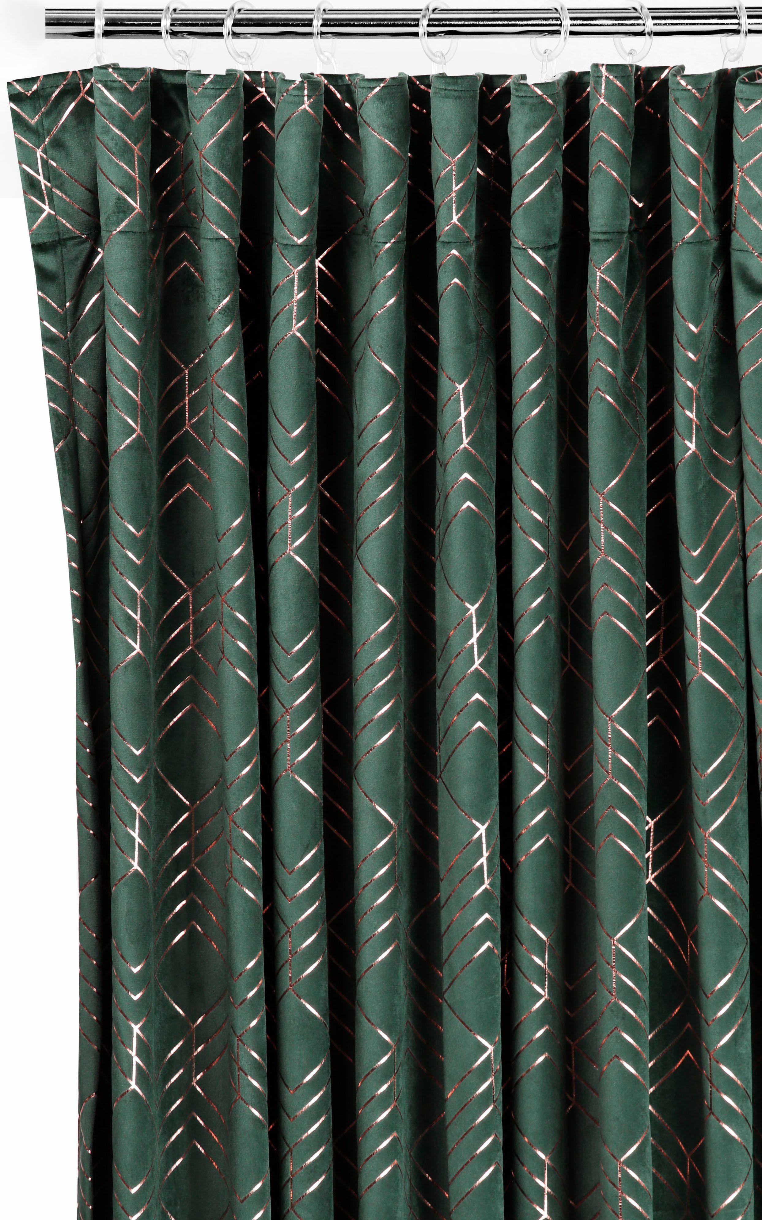 my home Gordijn Velvet Foil (2 stuks)