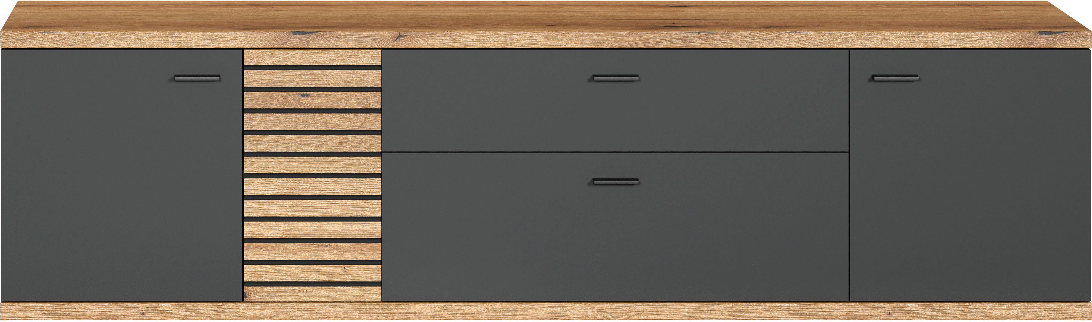 INOSIGN Tv-meubel Galway TV-kast TV-lowboard in modern ontwerp, breedte 202 cm