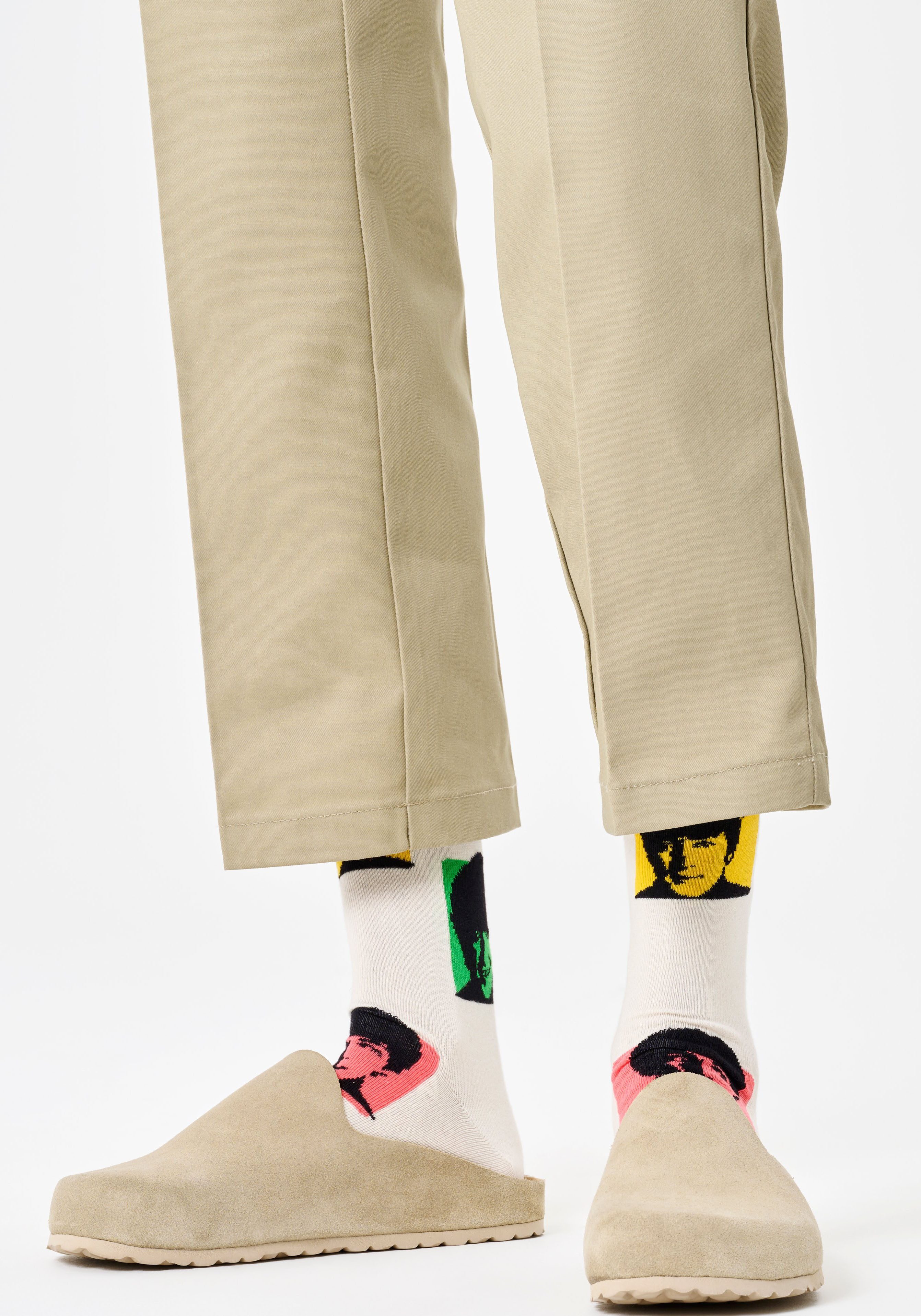 Happy Socks Lange sokken met u-boot-patroon (Set van 2)