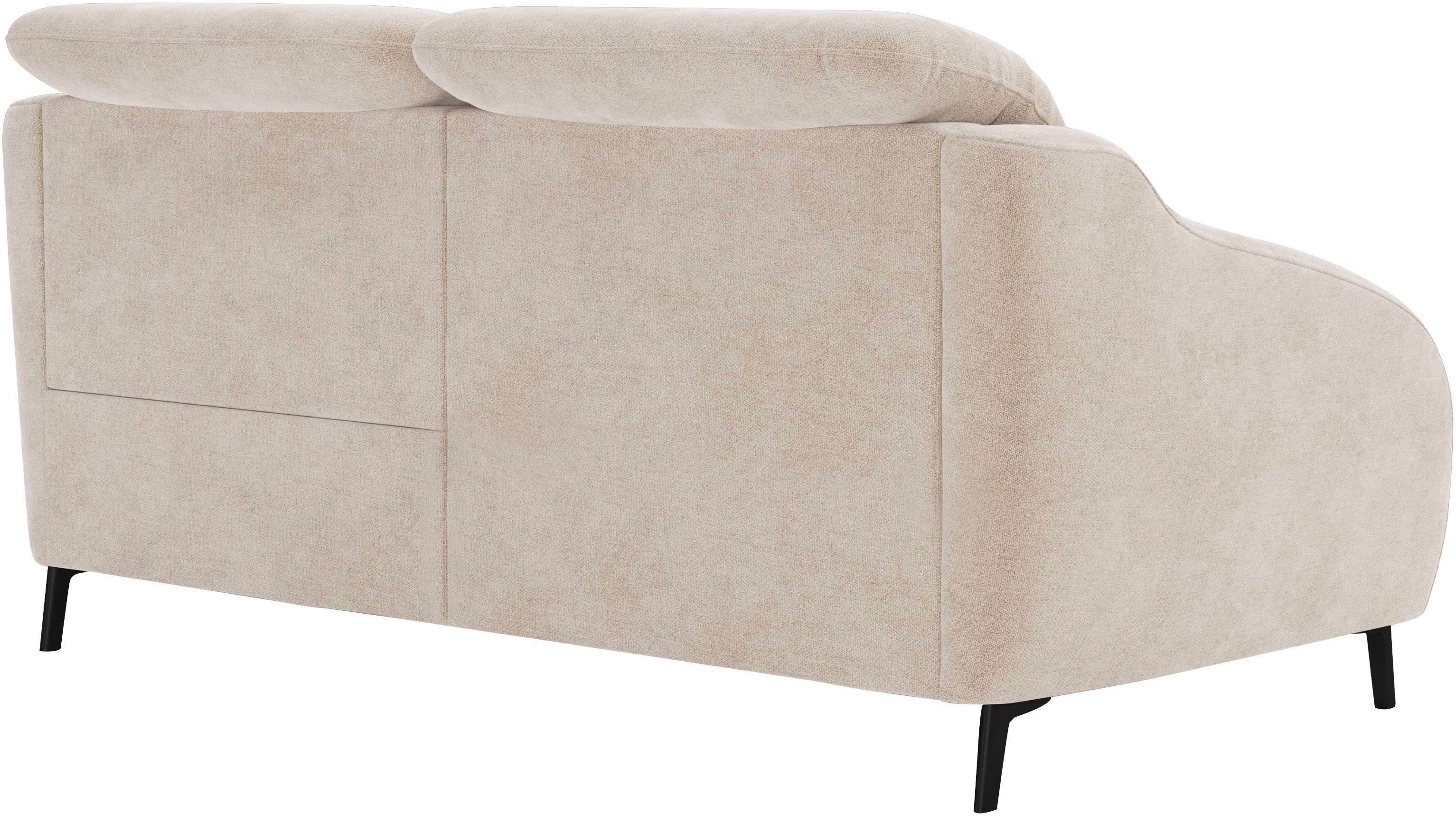 sit&more 3-zitsbank Blues naar keuze met klaptafel en usb