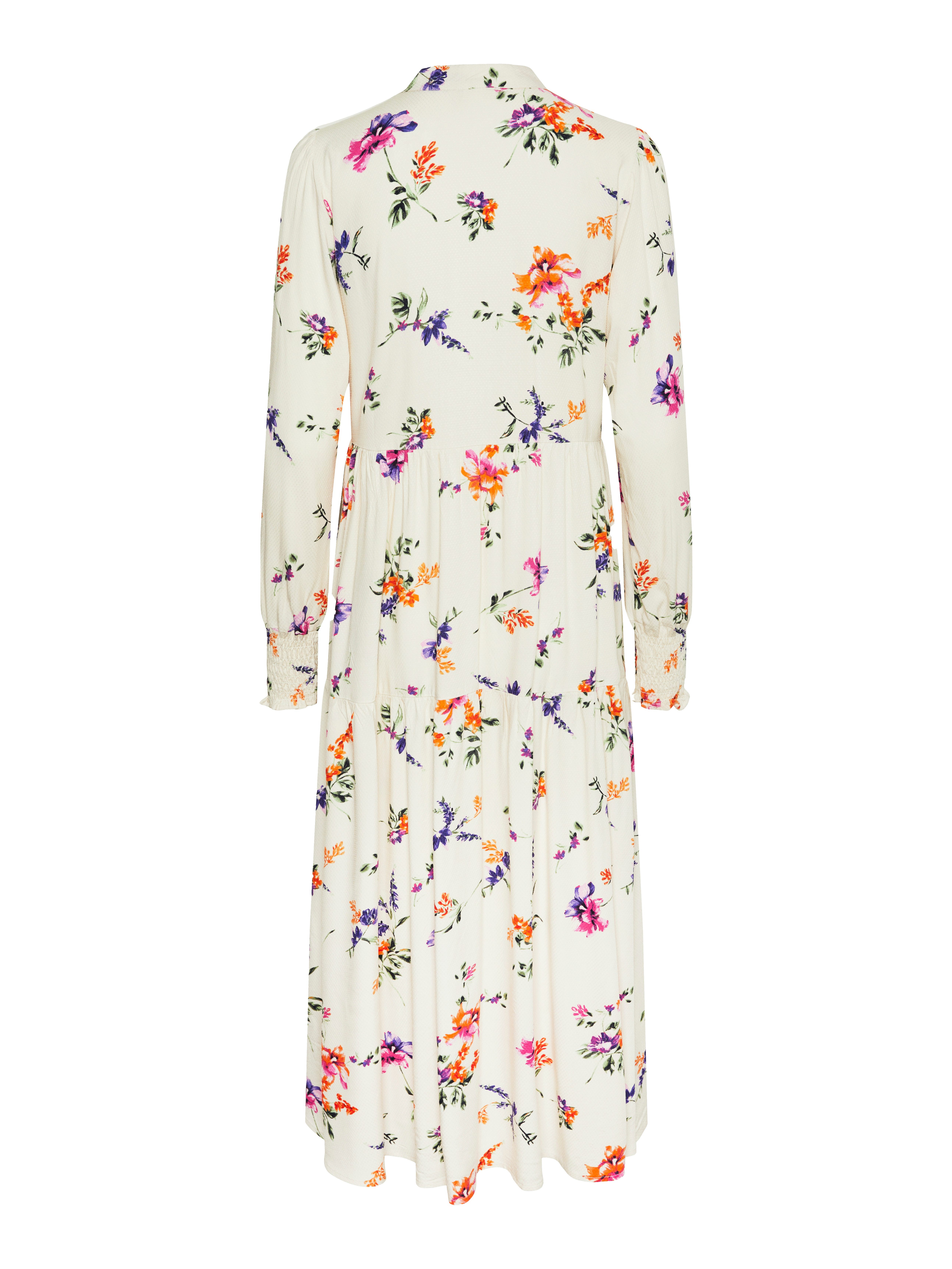 Y.A.S Gedessineerde jurk YASASINA LS LONG SHIRT DRESS S. NOOS