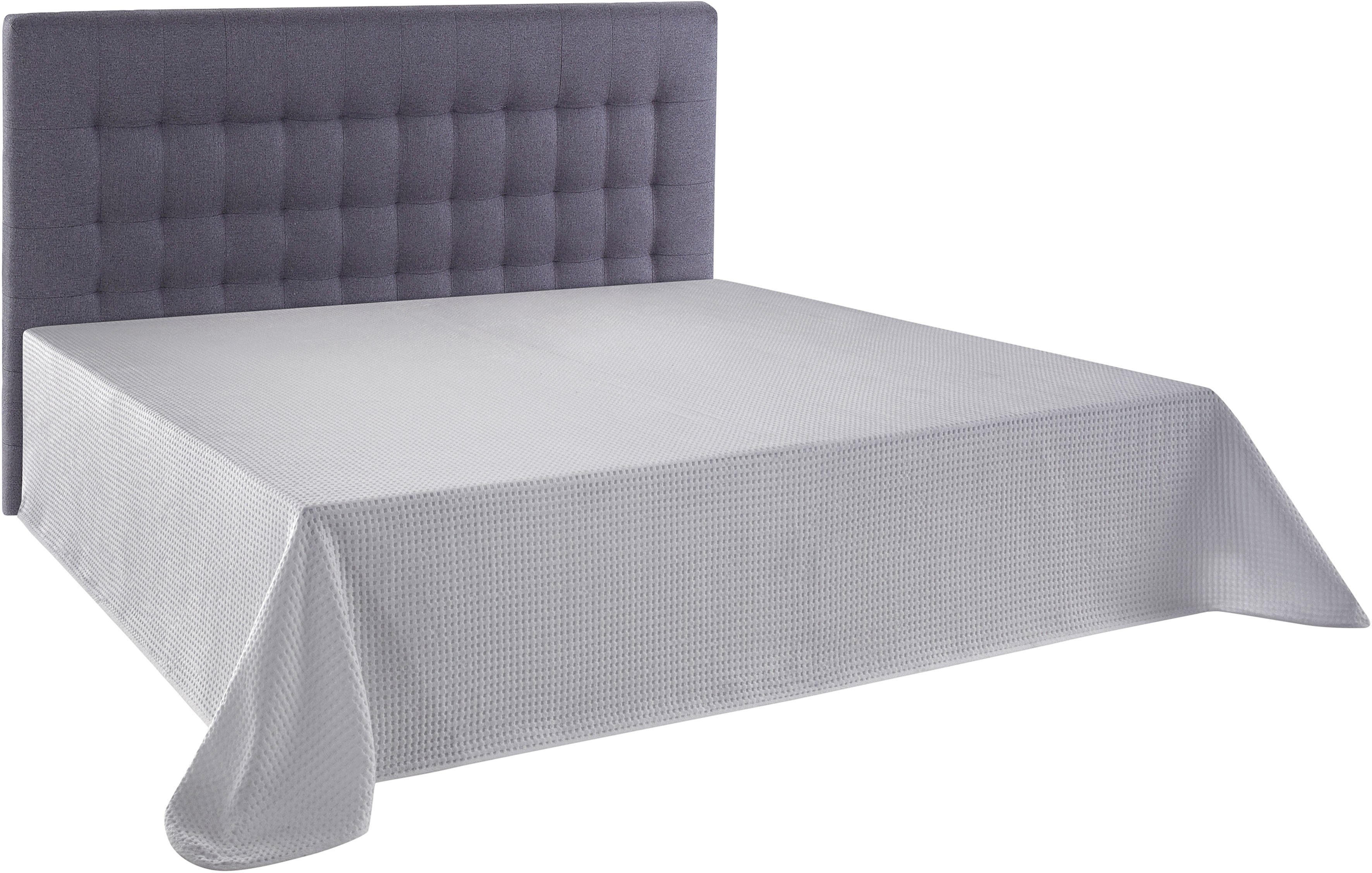 andas Sprei Greta in wafelpiqué-look, vele kleuren beschikbaar, deken vanaf 150x250 cm