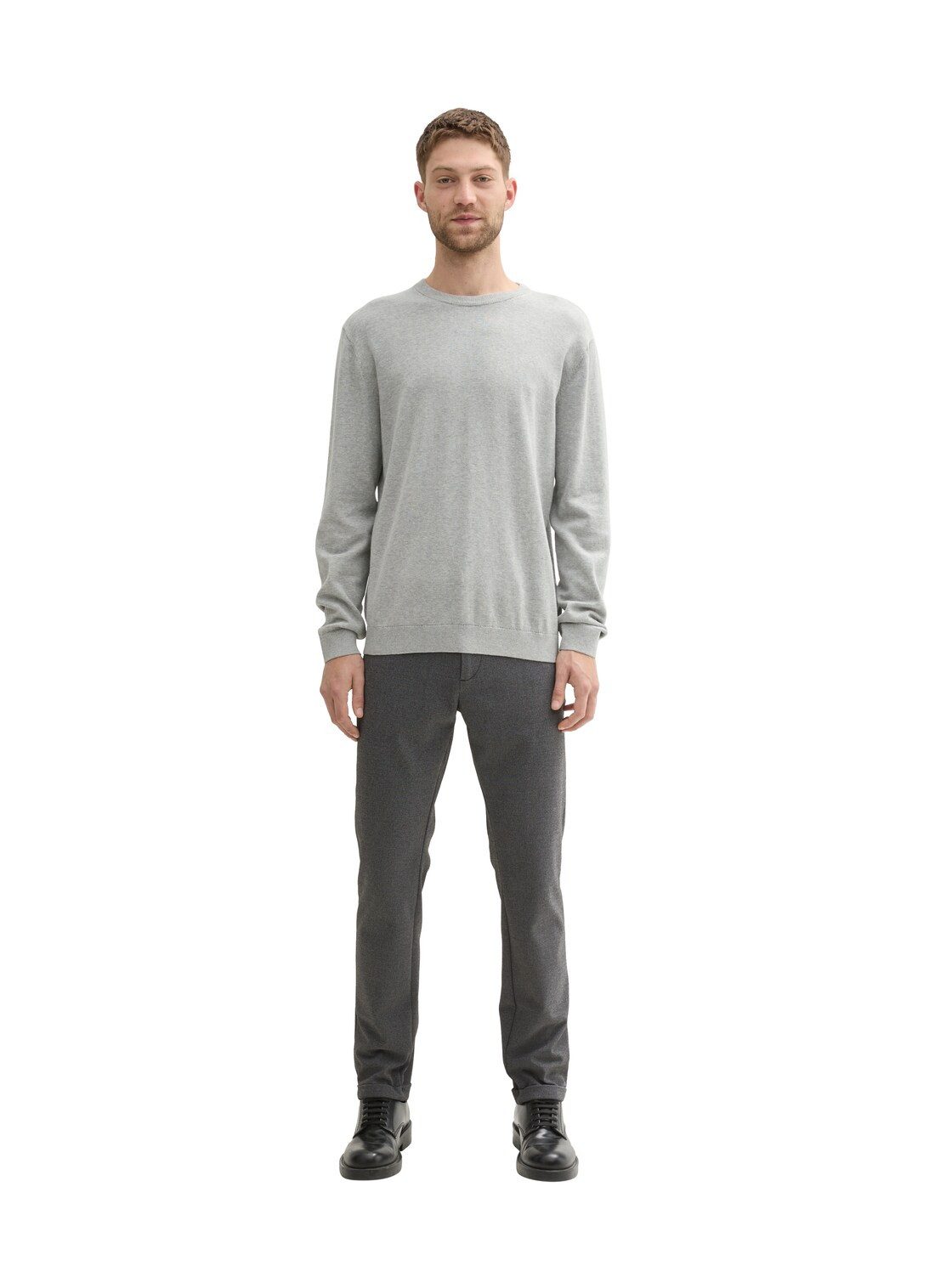 Tom Tailor Chino slim met viscose en stretch
