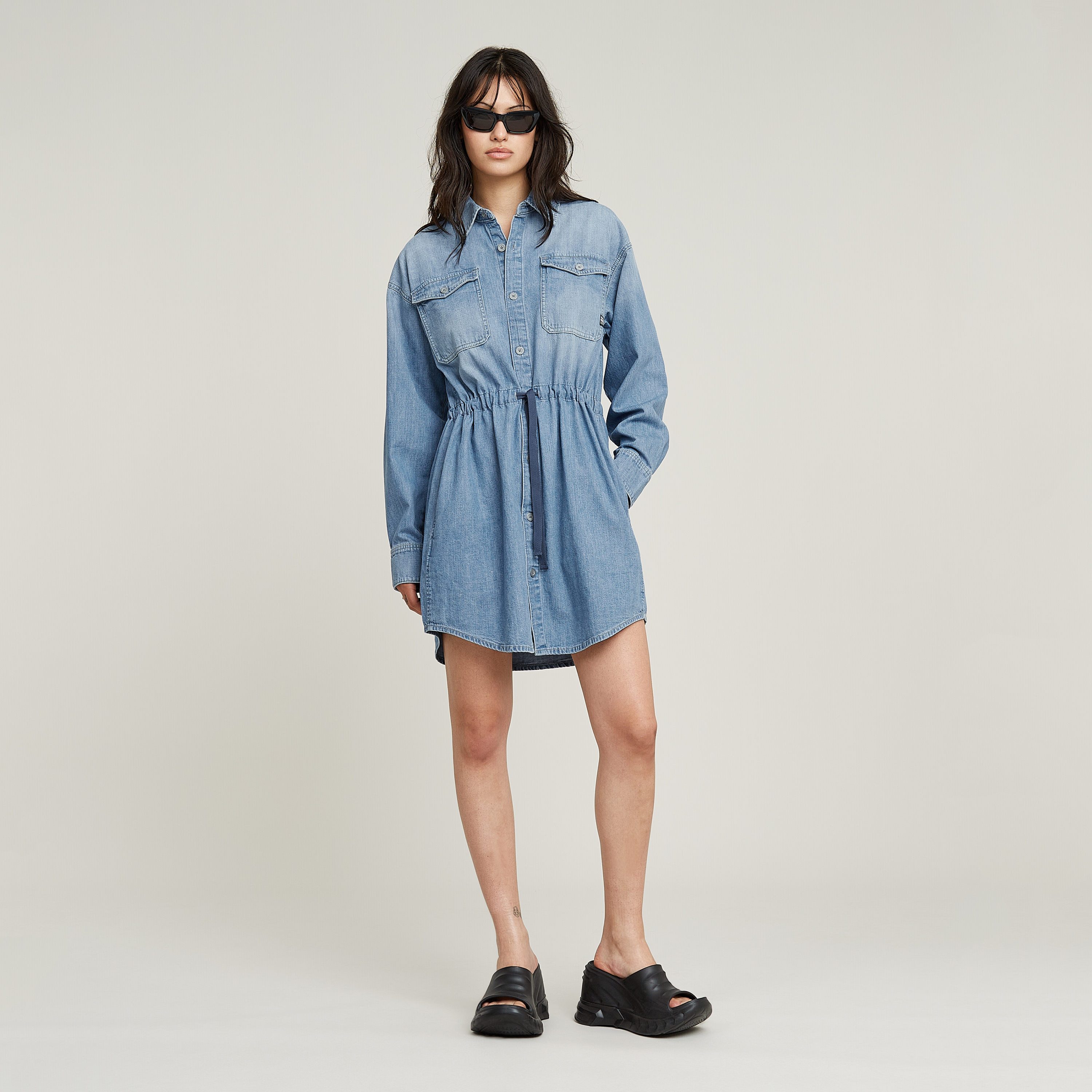 G-Star RAW Jeans jurk Relaxed Drawcord Denim Dress