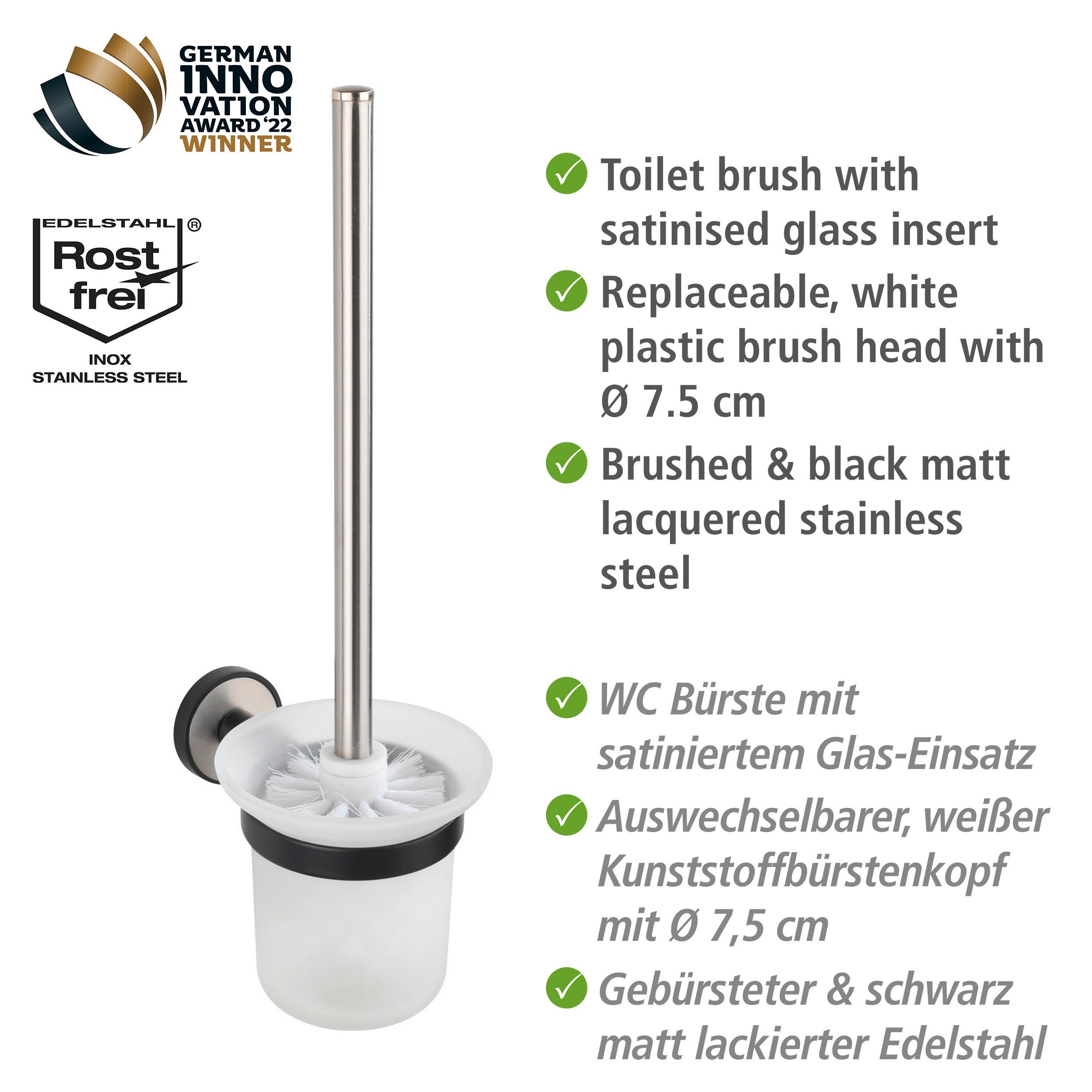 WENKO Toiletset UV-Loc® Udine bevestigen zonder boren