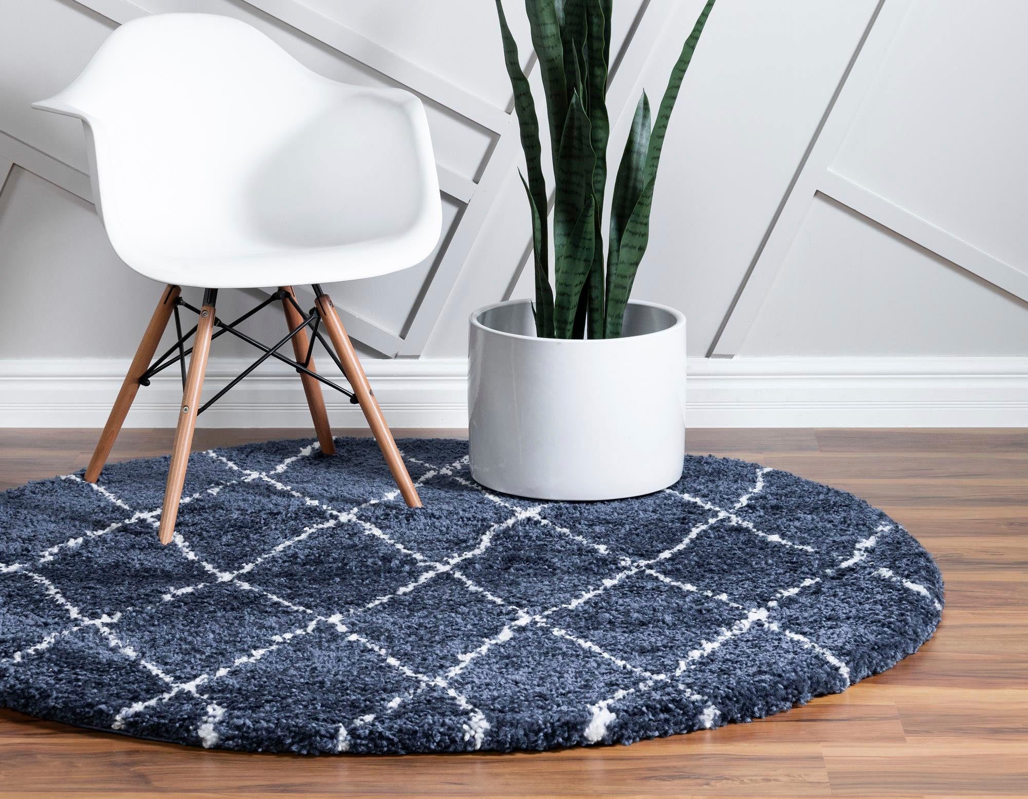 Myflair Möbel & Accessoires Hoogpolig vloerkleed Temara Shag, MAGAZIJNOPRUIMING! geweven, ruitendessin, zacht & behaaglijk