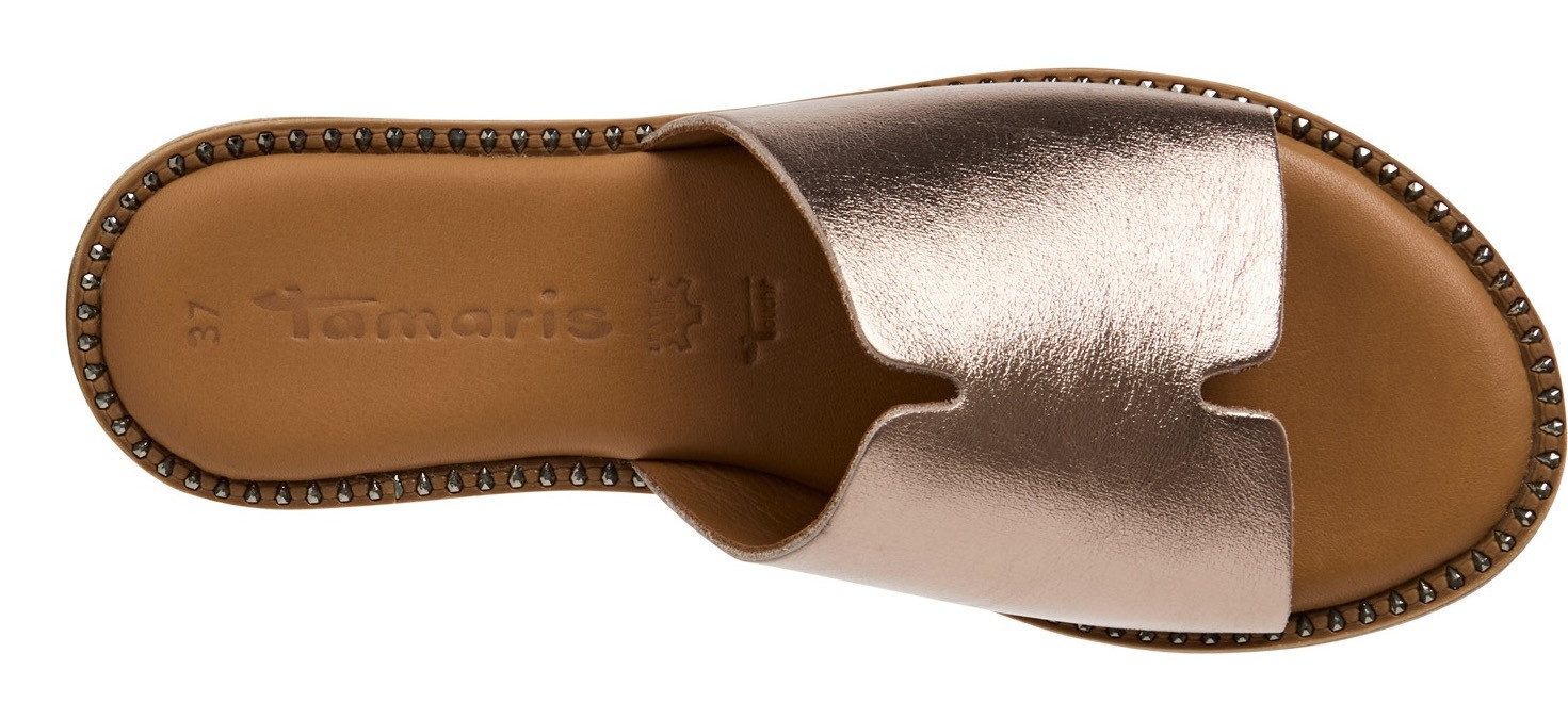 Tamaris Slippers zomerschoen, slippers met brede bandage