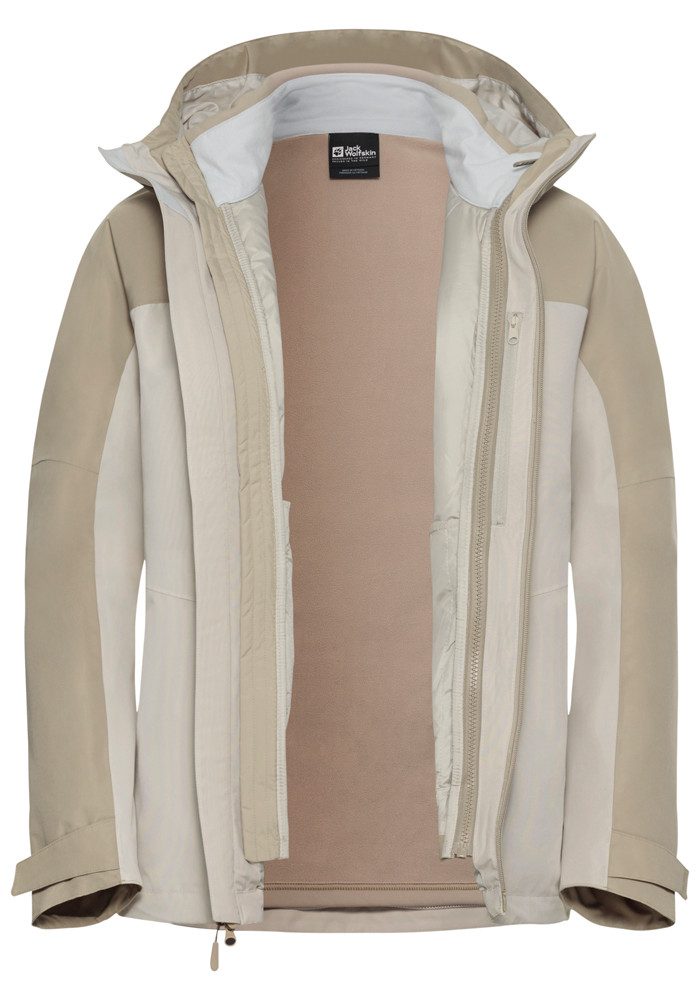 Jack Wolfskin Functioneel 3-in-1-jack WILD PLACES 3IN1 JKT W