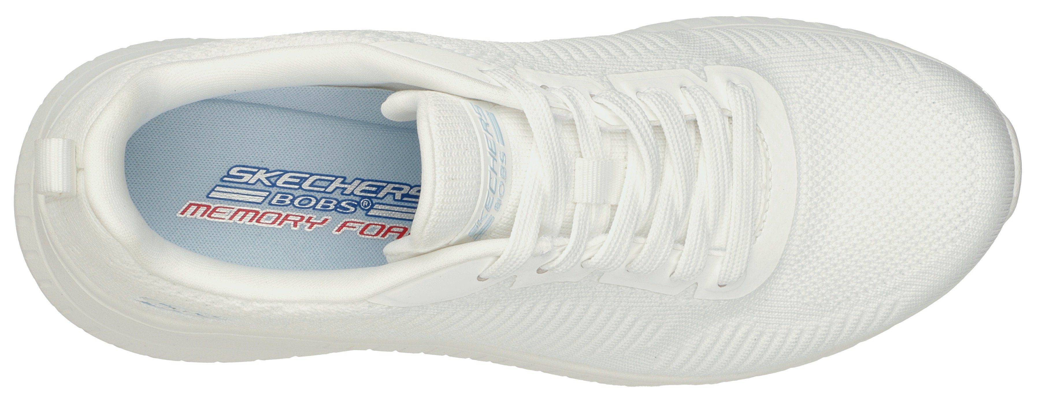 Skechers Sneakers BOBS SQUAD CHAOS FACE OFF , Vrijetijdsschoen, lage schoen, veterschoen met comfort binnenschoen
