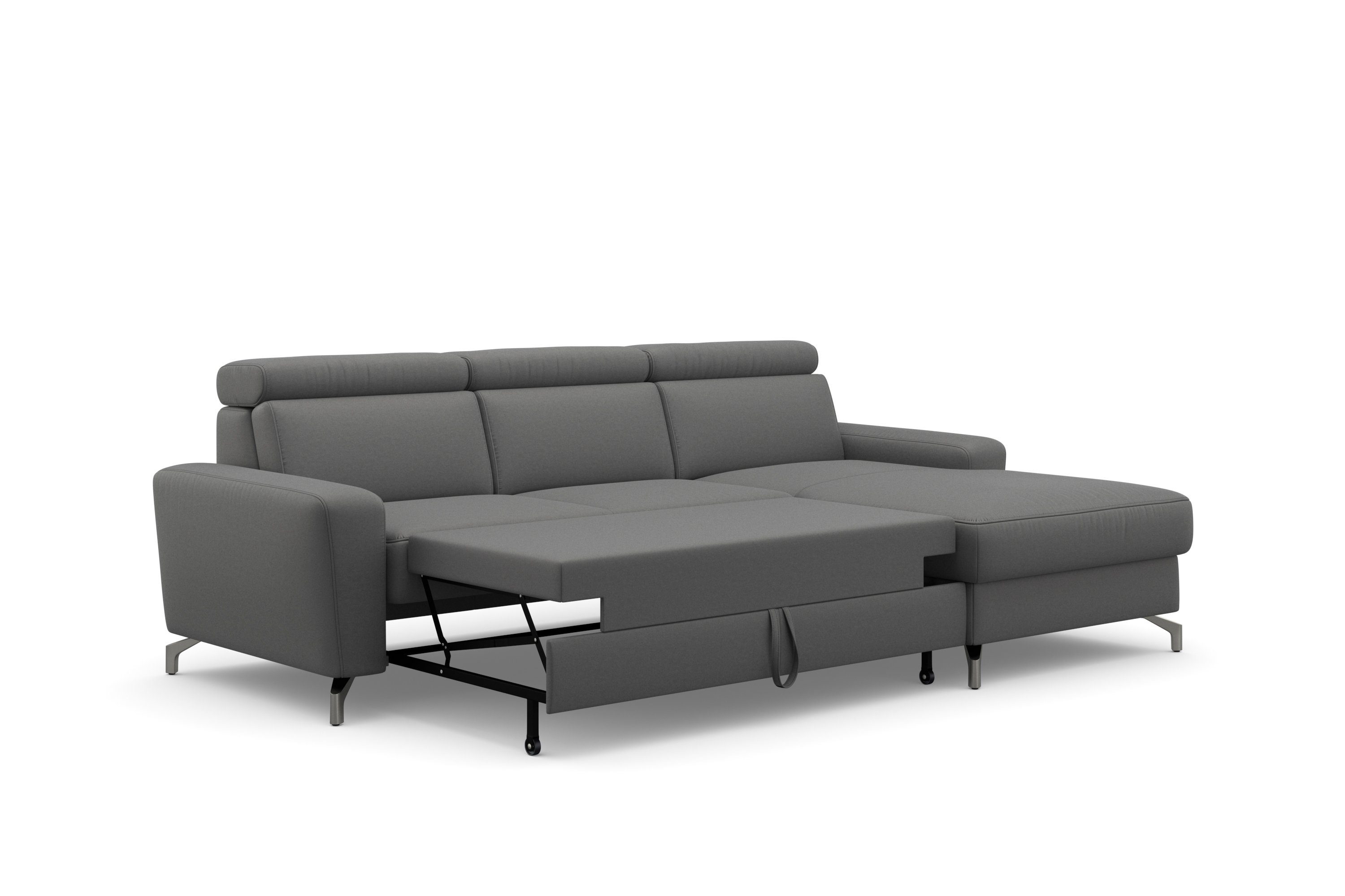 sit&more Hoekbank Scarlett L-vorm met verstelbare hoofdsteun, naar keuze met slaapfunctie, bedkist
