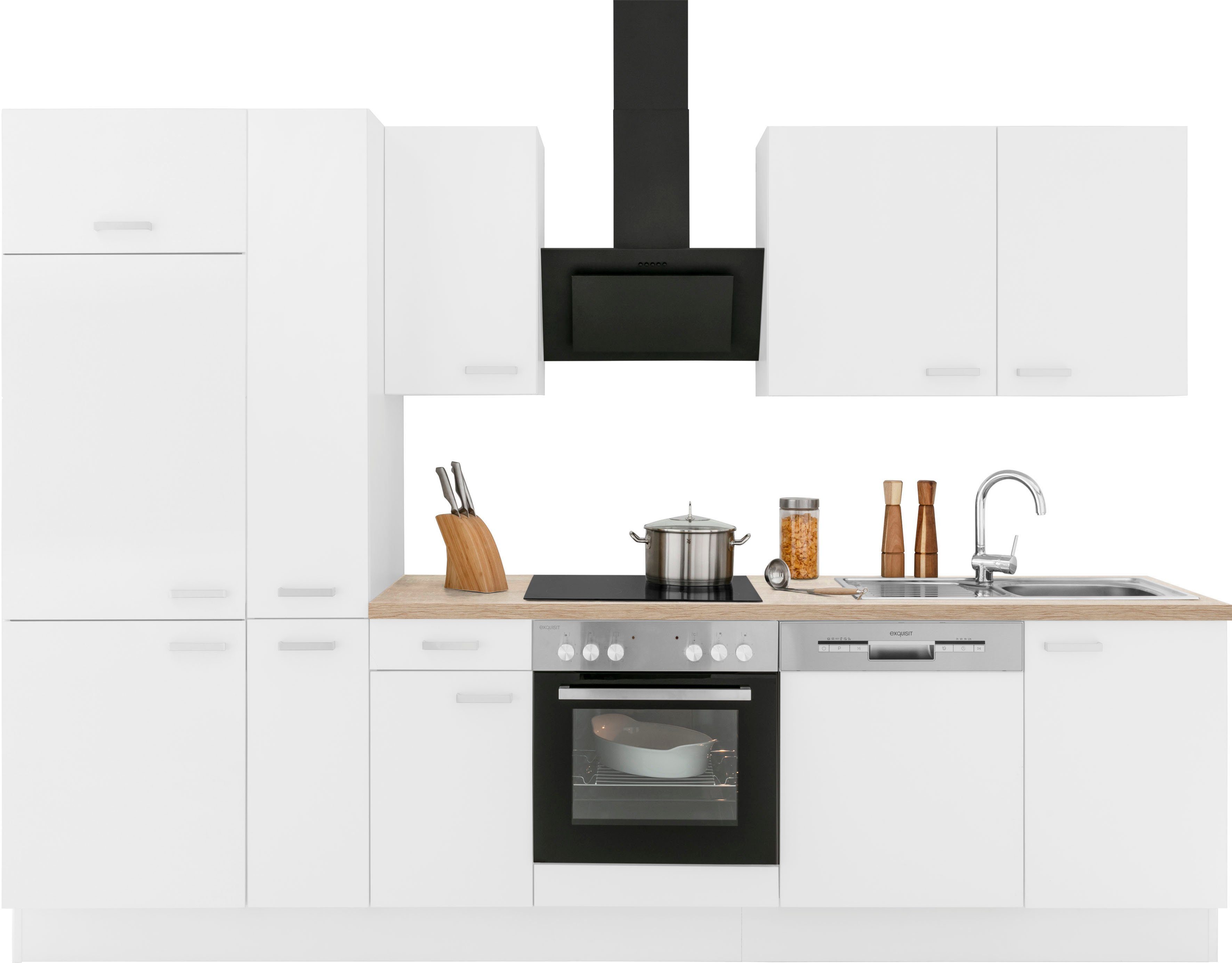 OPTIFIT Keukenblok Parma zonder elektrische apparaten, breedte 300 cm