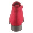 city walk chelsea-boots met brede stretch rood