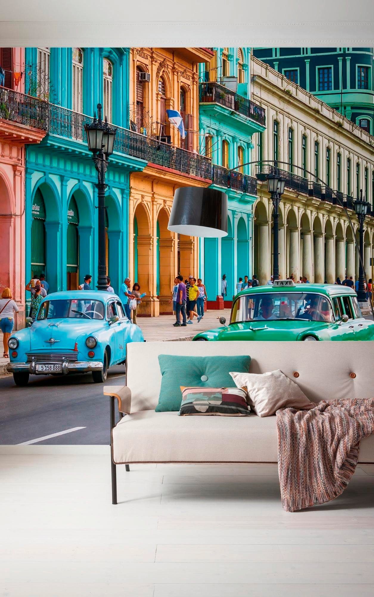 Komar Vliesbehang Digitale print vlies - Cuba - Afmeting 300 x 250 cm (1 stuk)