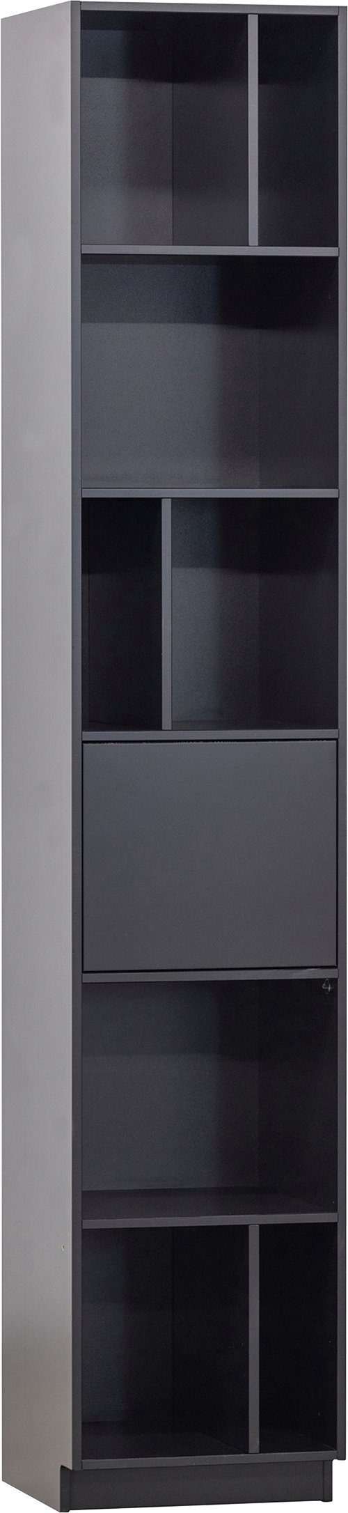 WOOOD Boekenkast Finca Plank met push-to-open systeem, hoogte 210 cm x breedte 40 cm