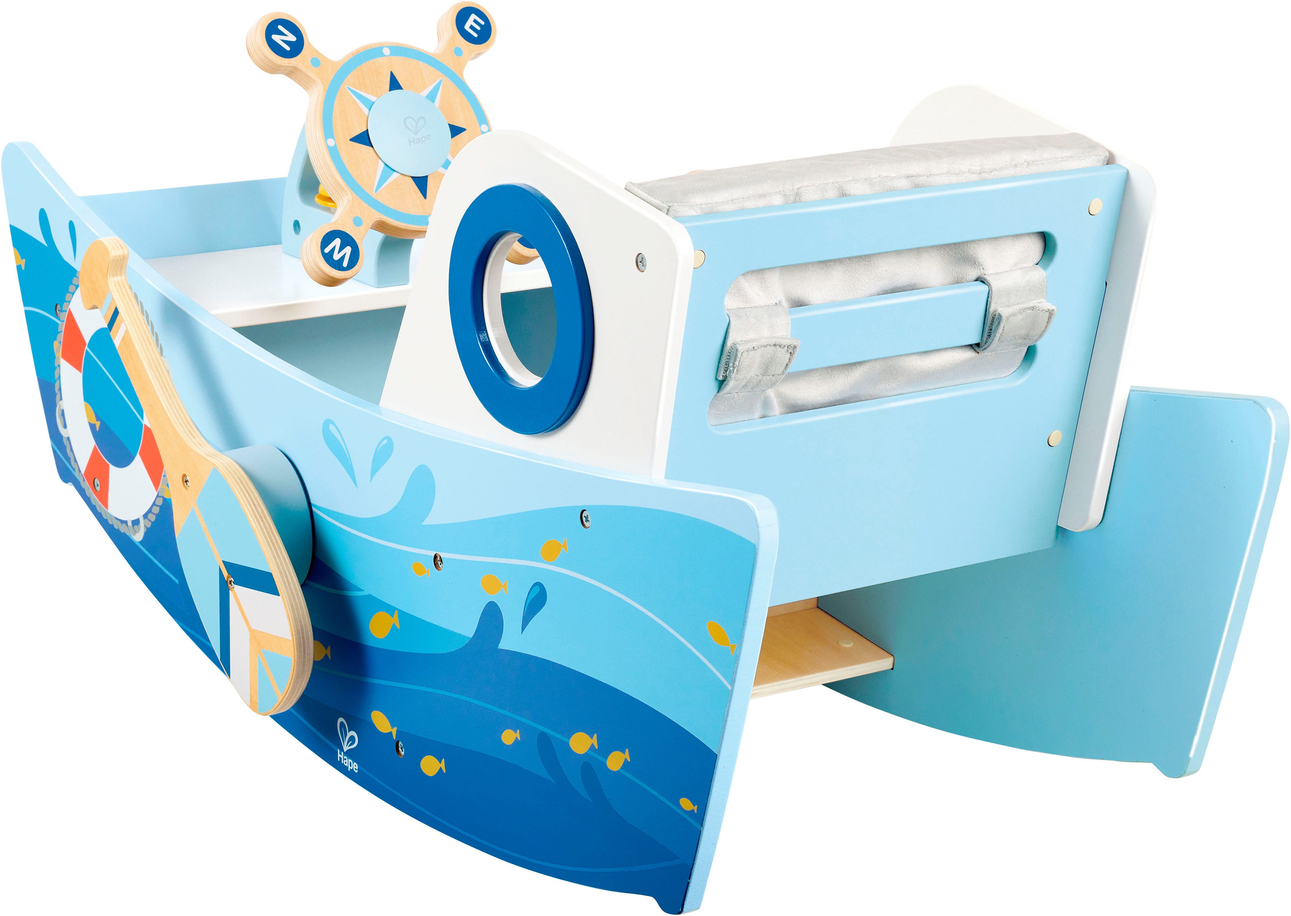 Hape Schommelboot Met stuurwiel