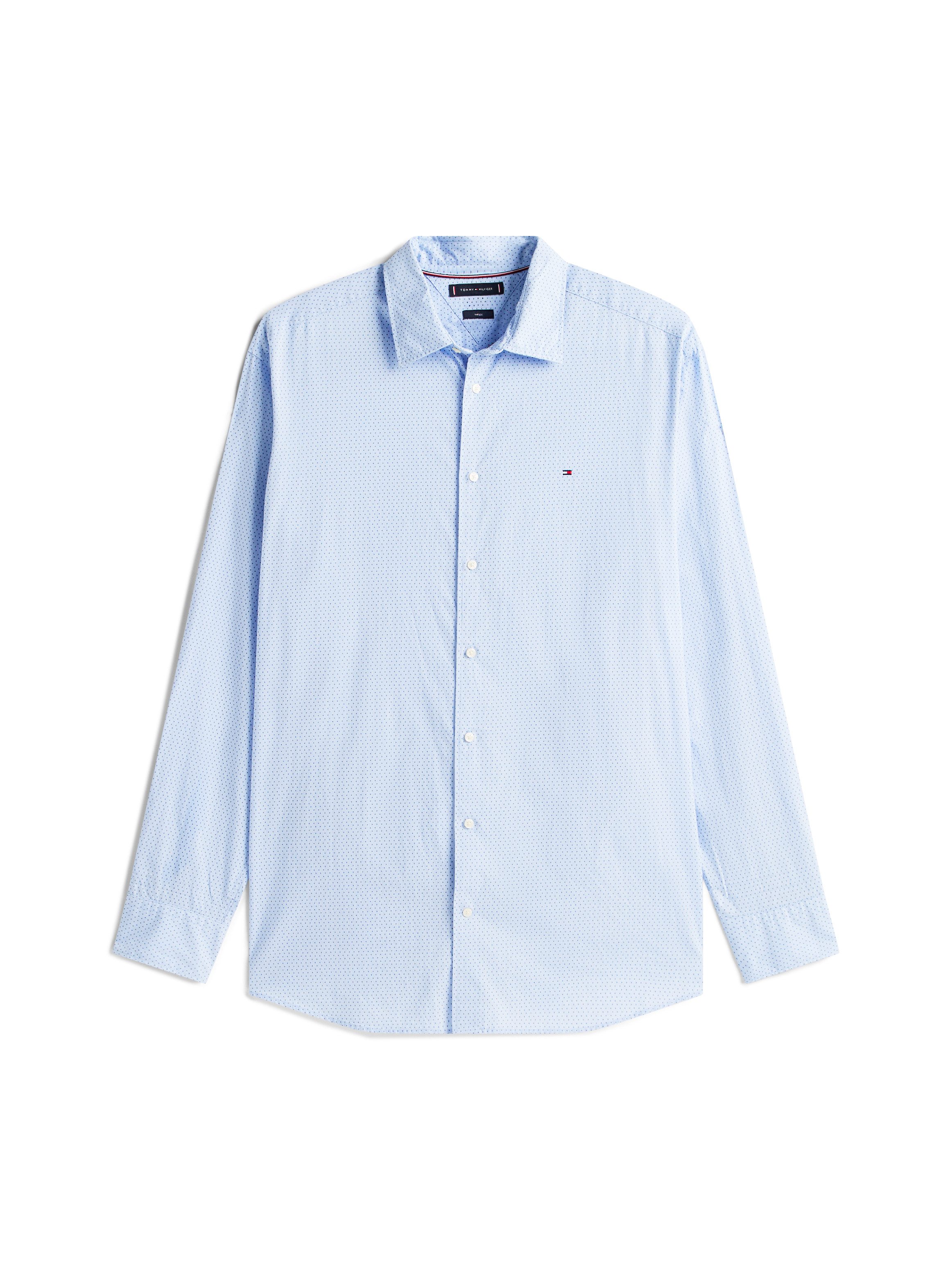 Tommy Hilfiger Overhemd met lange mouwen BT-FLEX POPLIN MINI PNT RF SRT-B