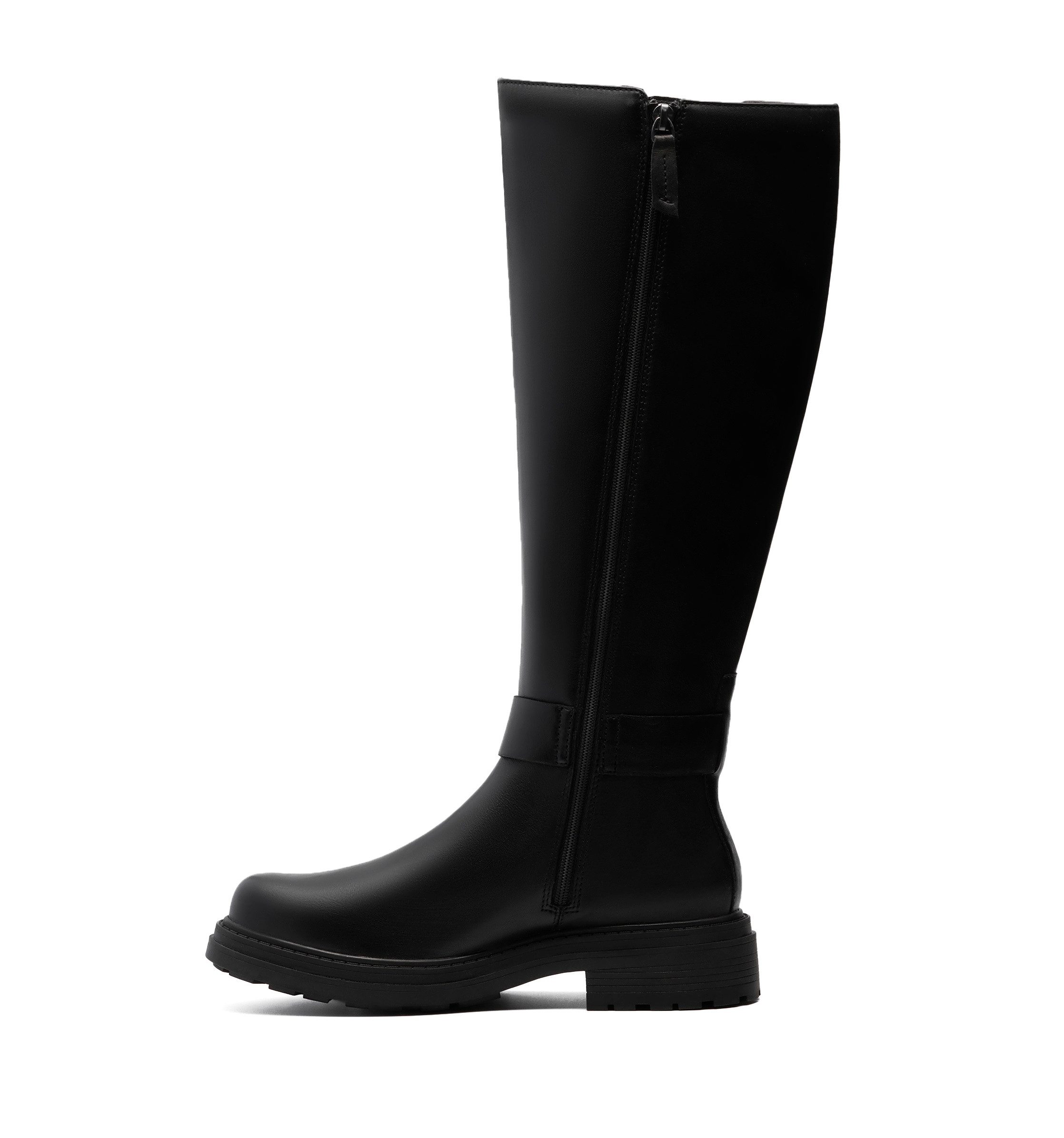 Clarks Laarzen Orinoco 3 Tall Plateauschoen, rijlaars met lederen binnenzool