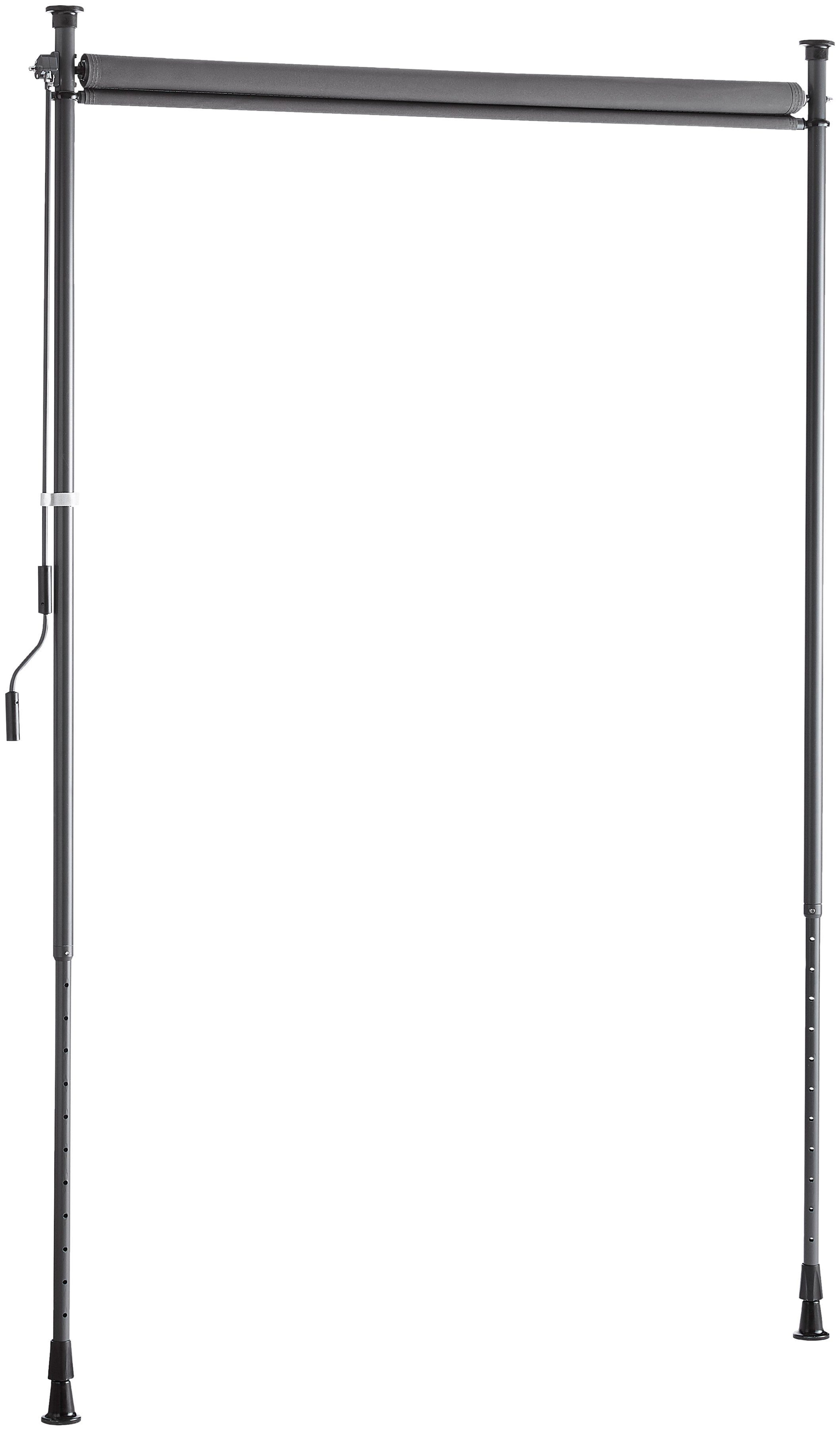KONIFERA Verticale luifel Klemzonnescherm Bxh: 150x225 cm, met telescoopfunctie