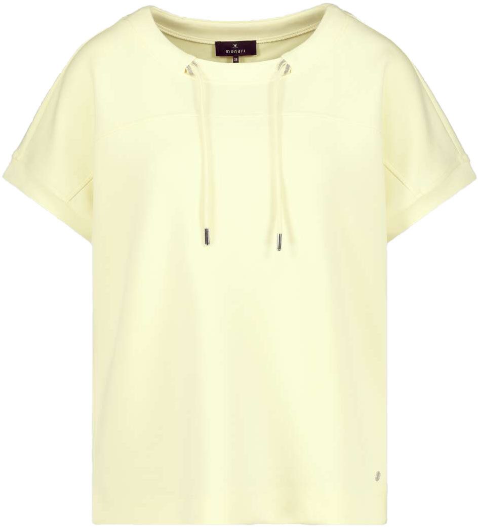 Monari Sweatshirt met koorddoorvoer