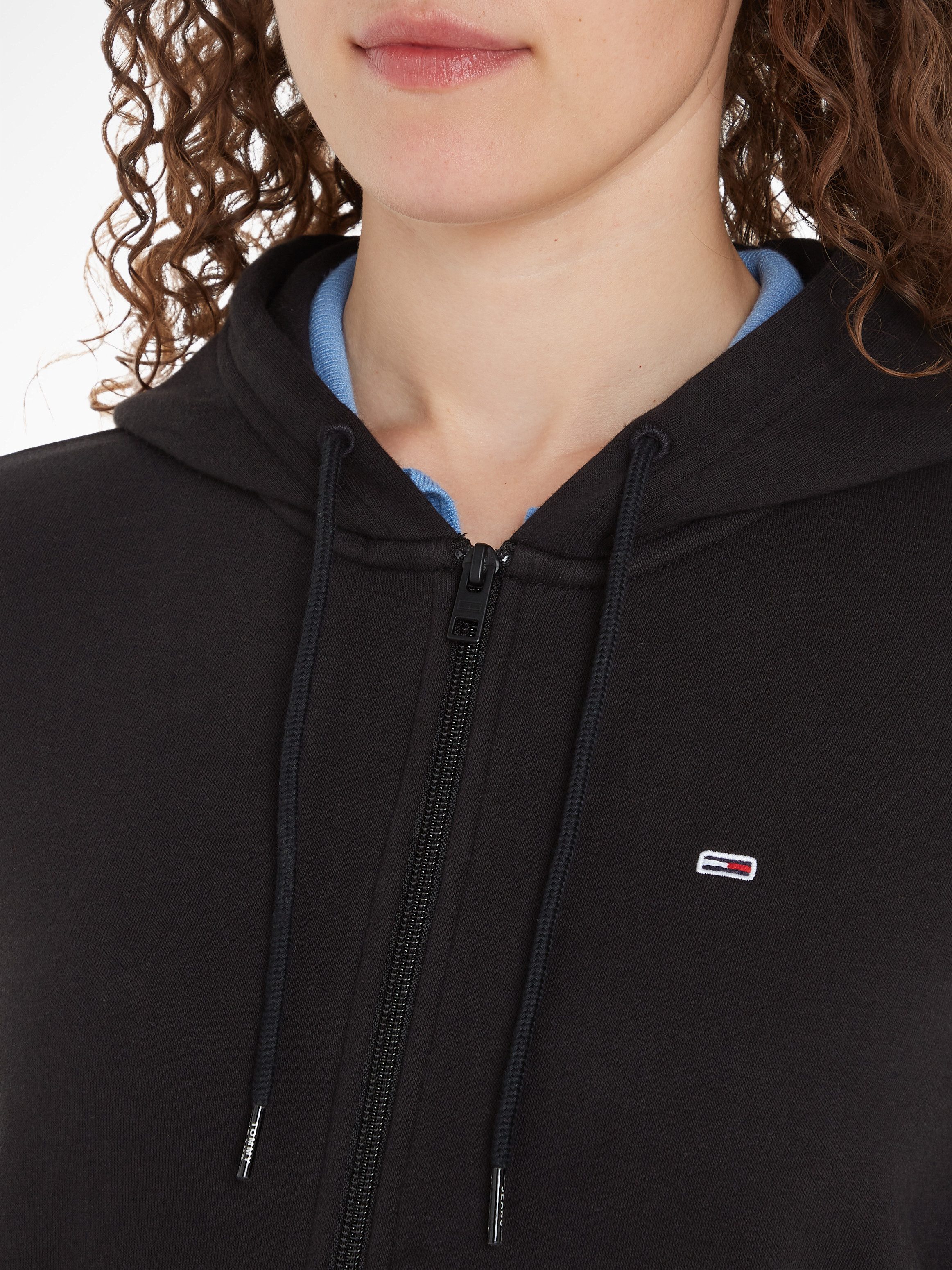 TOMMY JEANS Sweatvest TJW REG S FLAG ZIP THRU