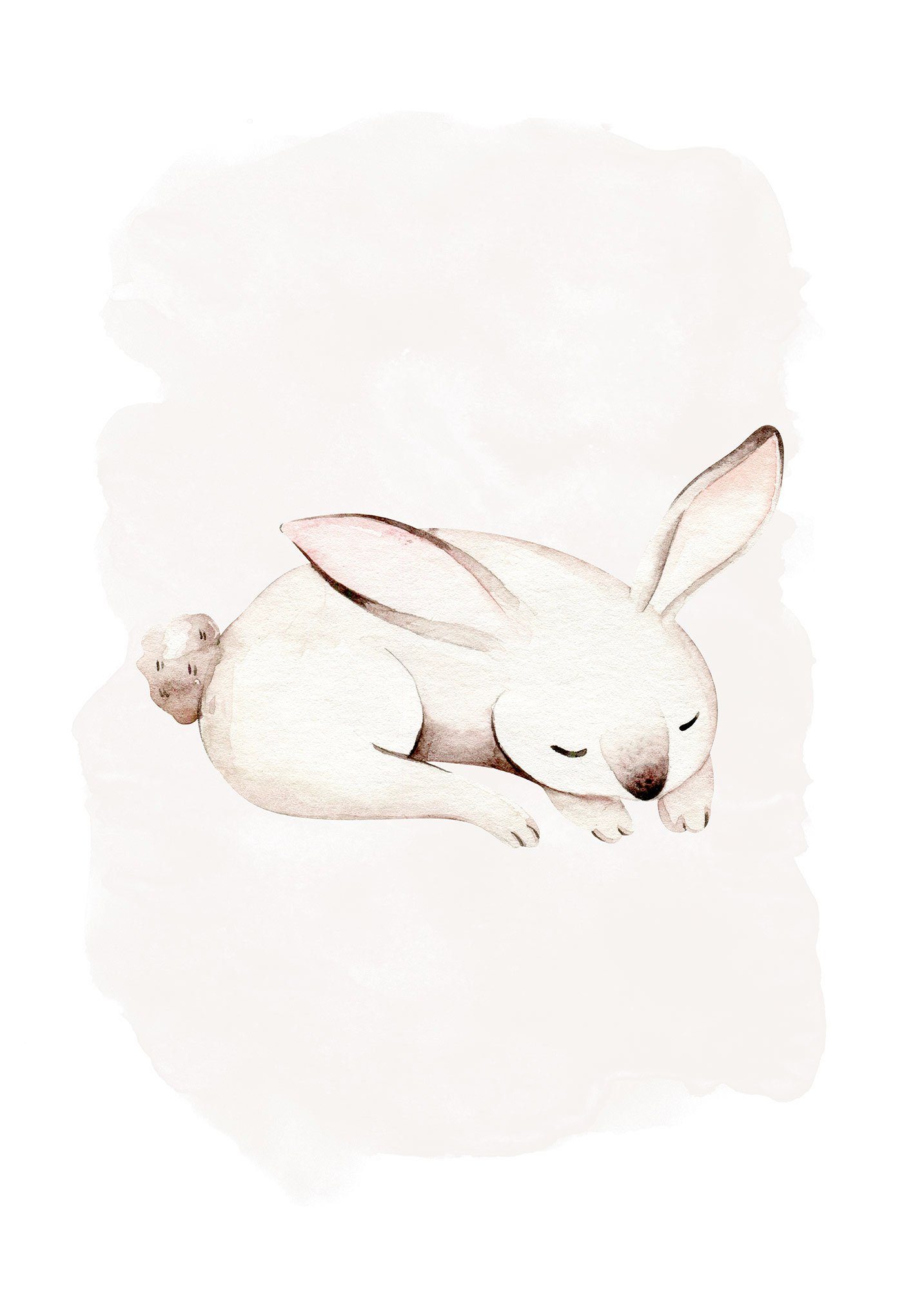 Komar Poster Sleepy Bunny