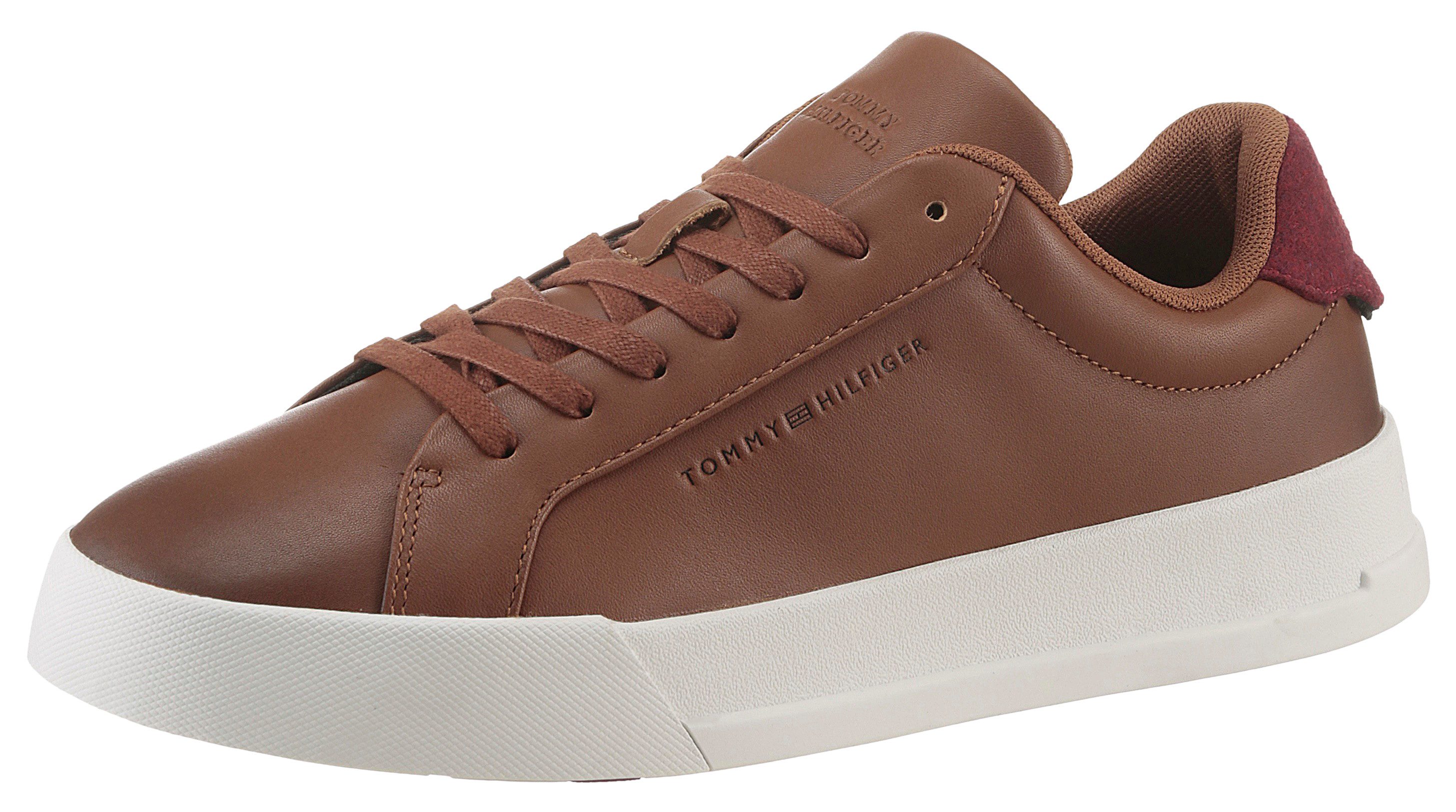 Tommy Hilfiger Plateausneakers TH COURT SEASONAL WINTER 4A , vrijetijdsschoen, veterschoen, lage schoen met gevoerde schacht heren lage sneakers maat