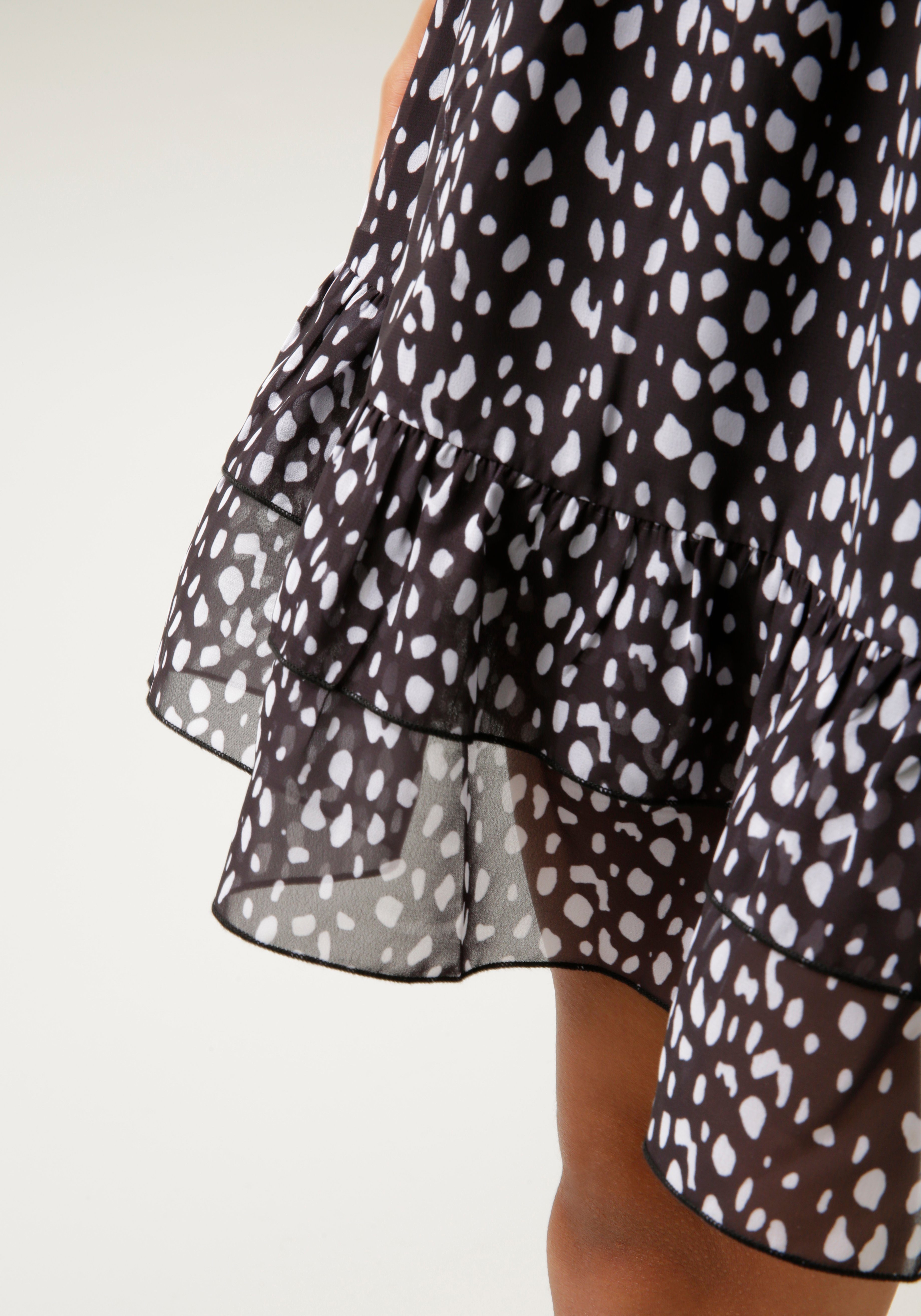 Aniston CASUAL Minirok met een trendy all-over print