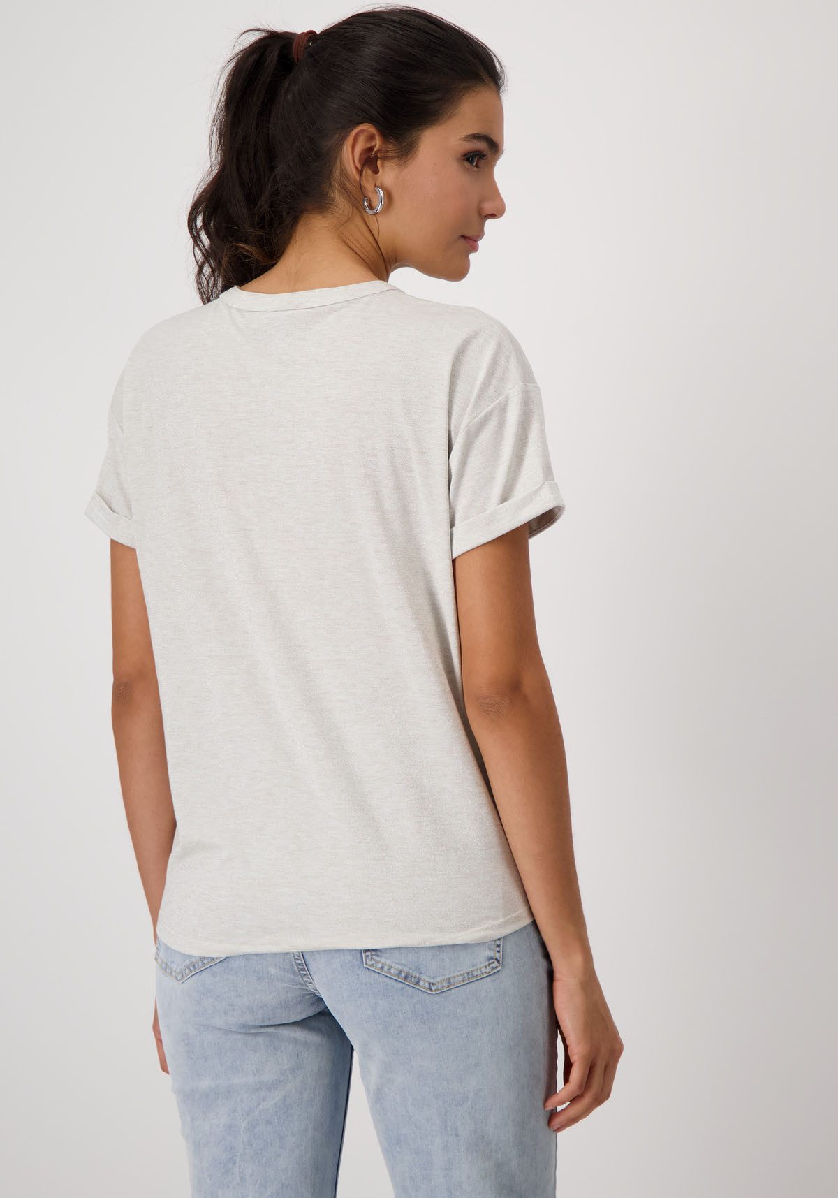 Monari Shirt met korte mouwen Shirt Lurex