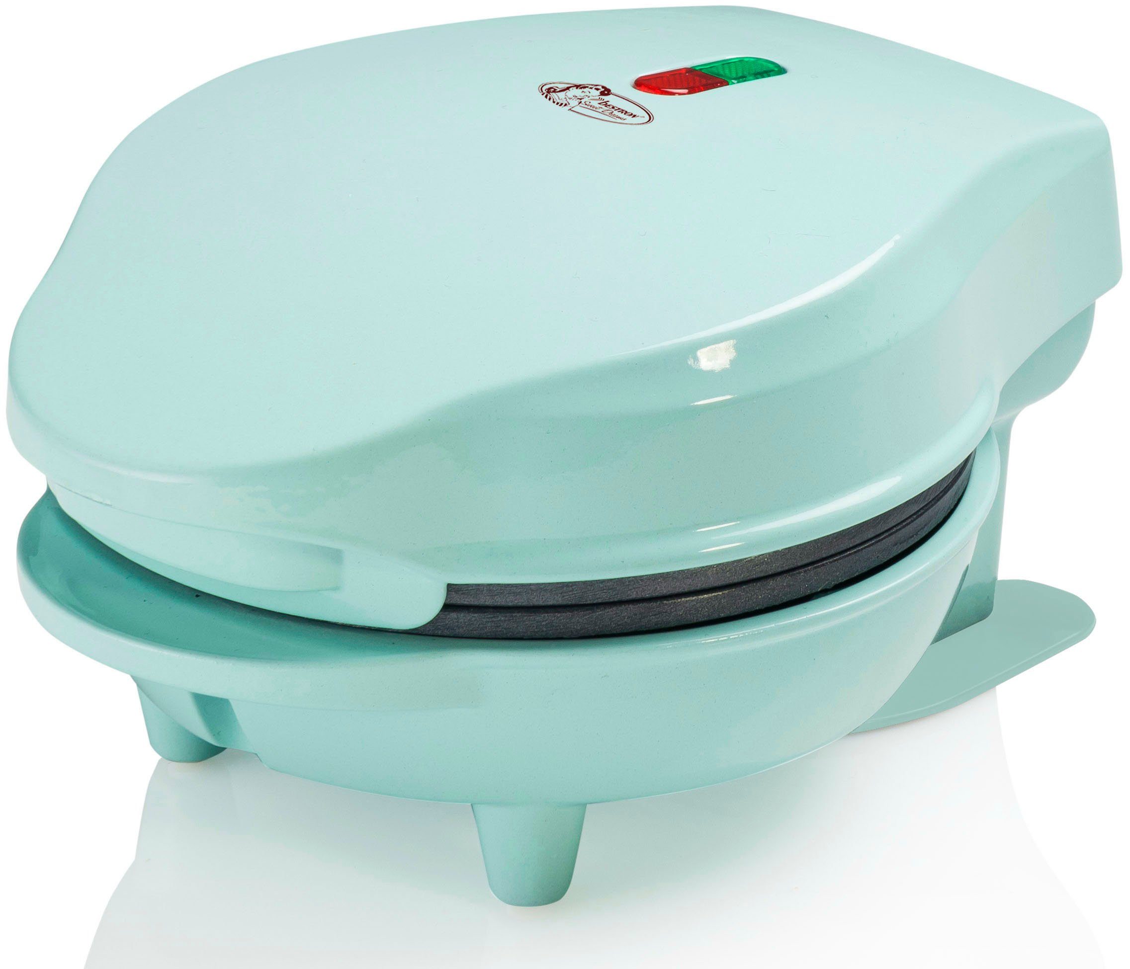 bestron Wafelijzer AMW500 Mini voor klassieke wafels, kleine wafelmaker met antiaanbaklaag