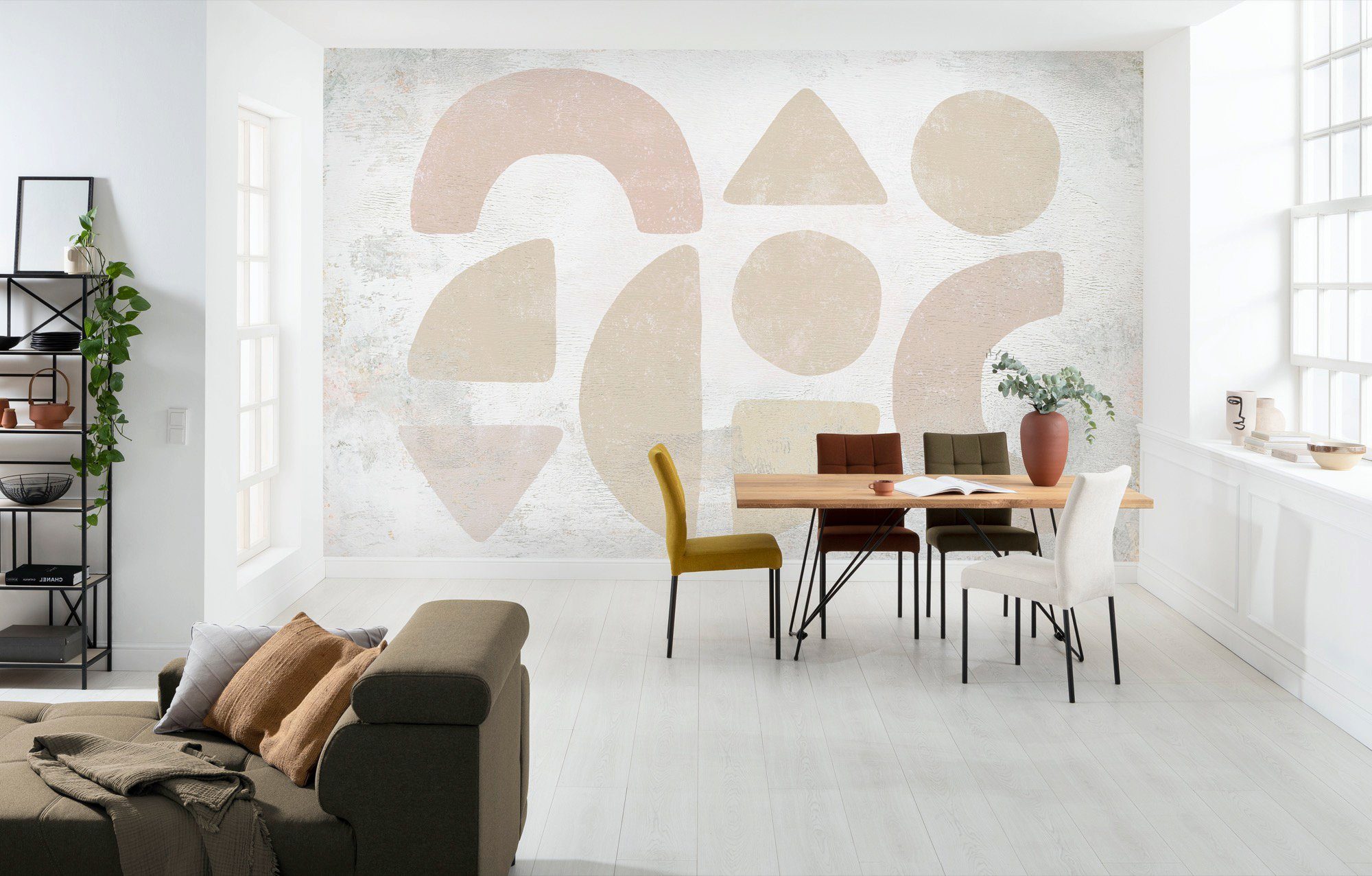 Komar Vliesbehang Digitale print vlies - Impasto - Afmeting 400 x 280 cm