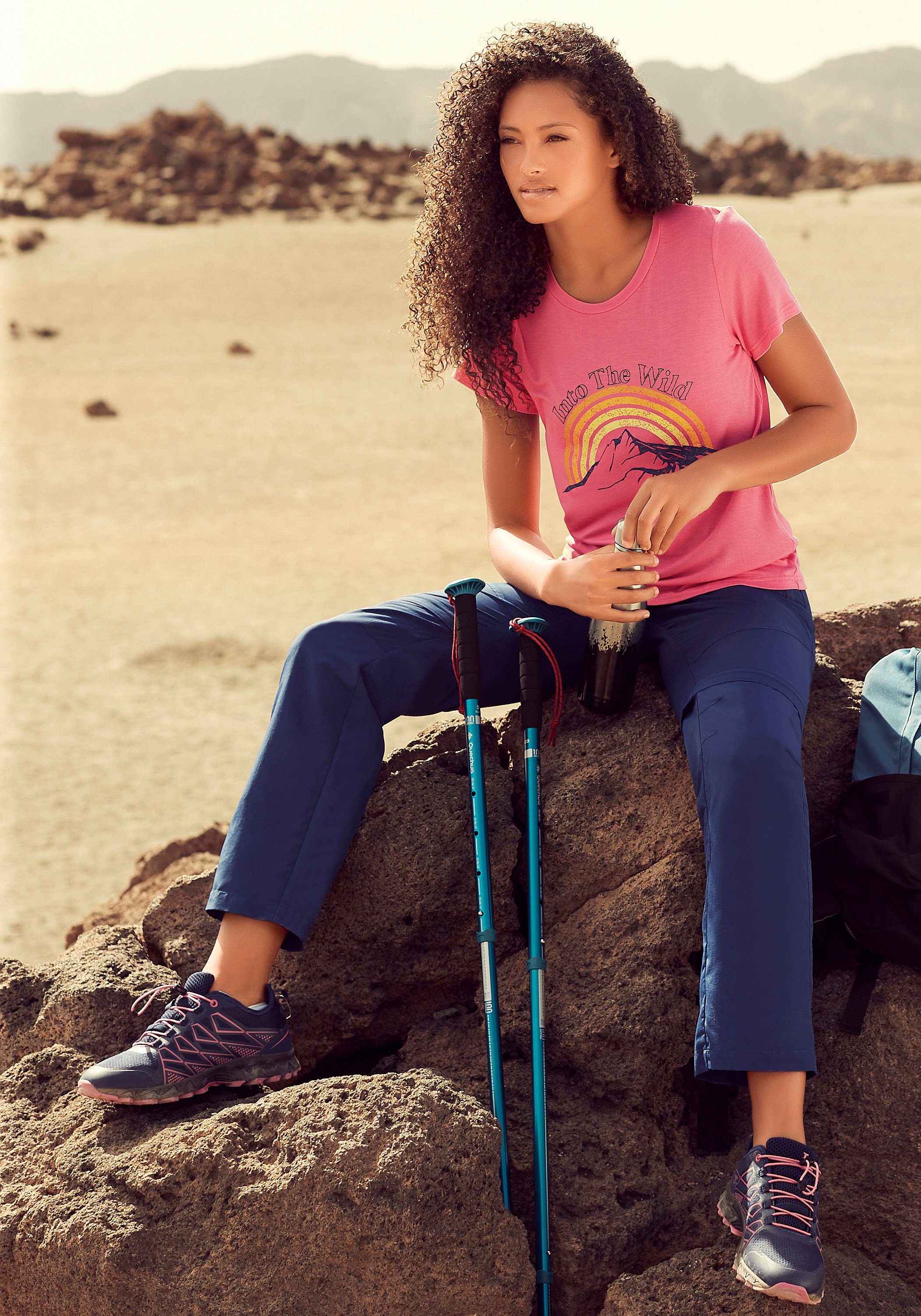 active by Lascana Trekkingbroek 2-in 1-broek 2-in-1 broek met afneembare broekspijpen