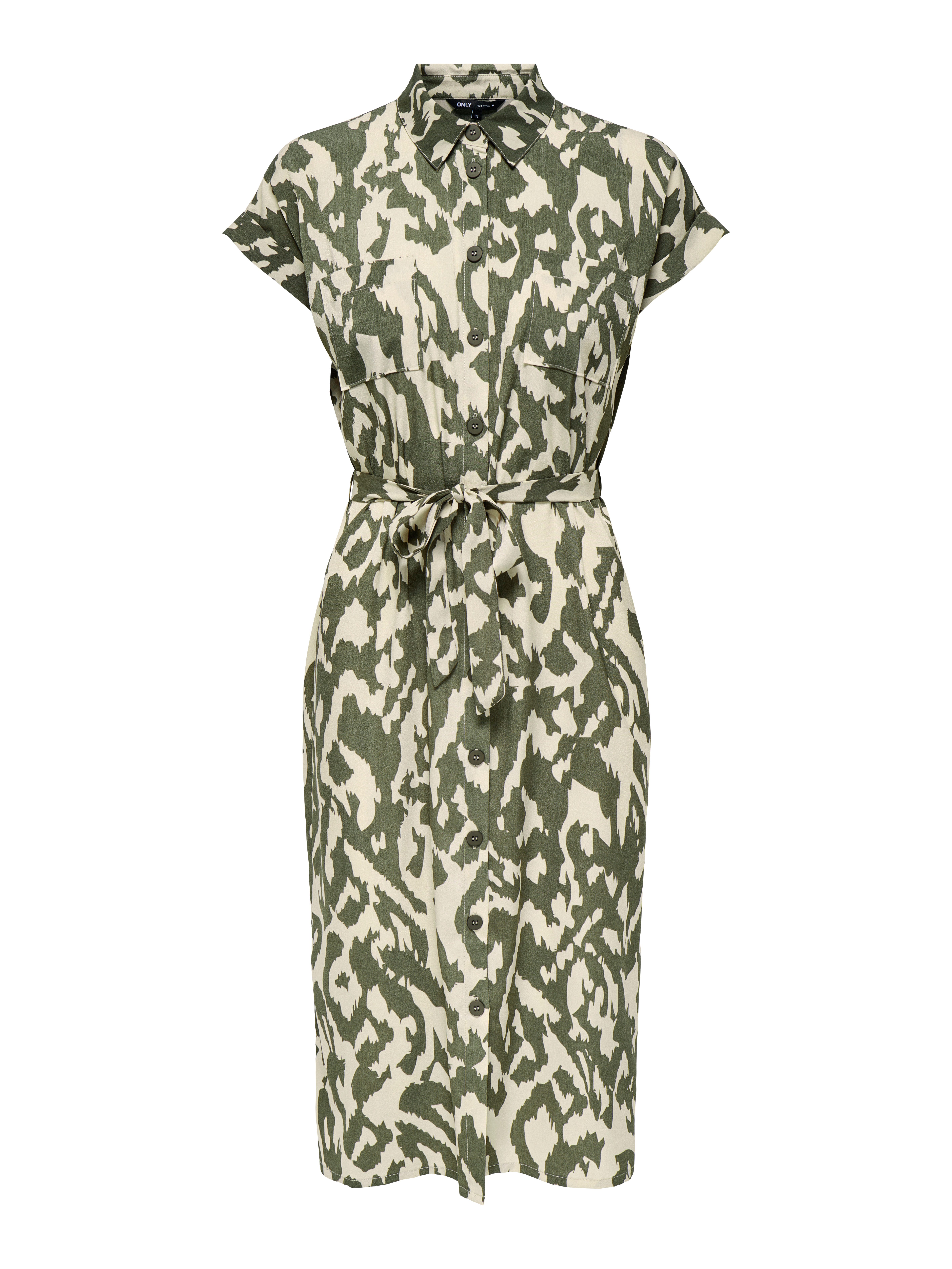 Only Jurk met overhemdkraag ONLHANNOVER S/S SHIRT DRESS NOOS WVN