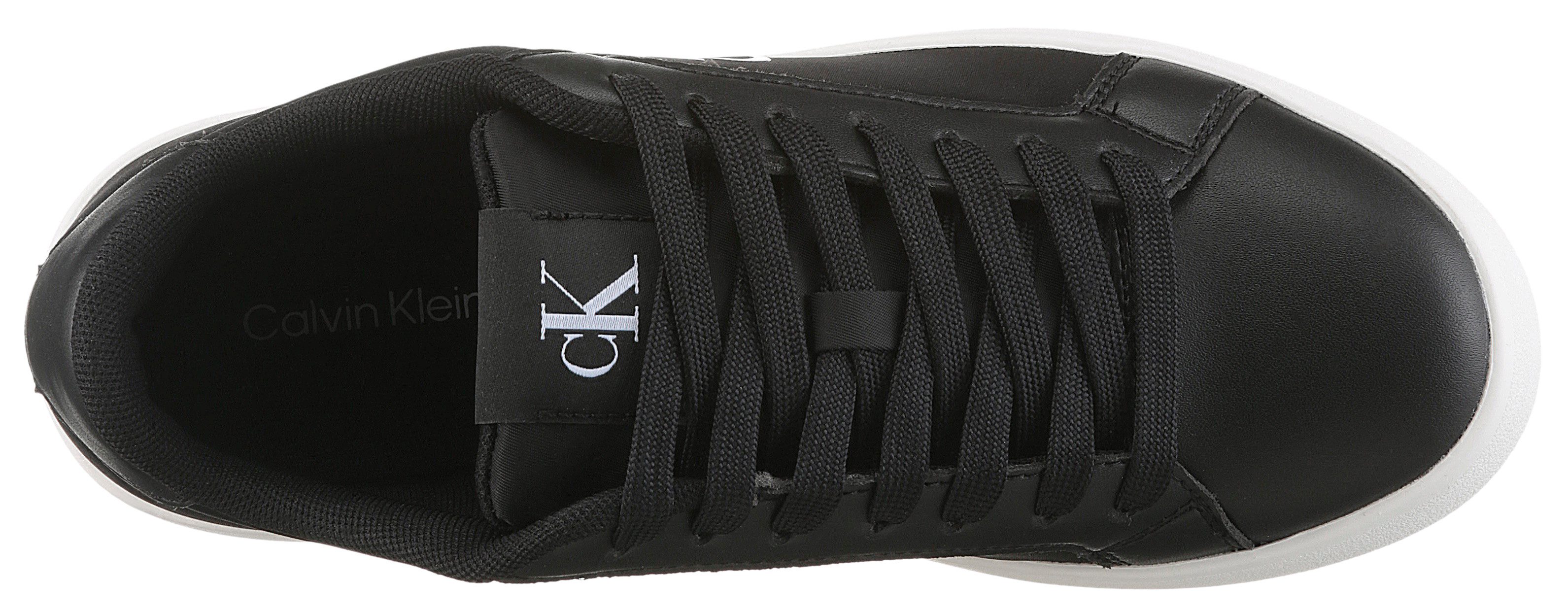 Calvin Klein Sneakers 3 CUPSOLE NY WN , veterschoenen, vrijetijdssneaker, lage schoen met gewatteerde schacht