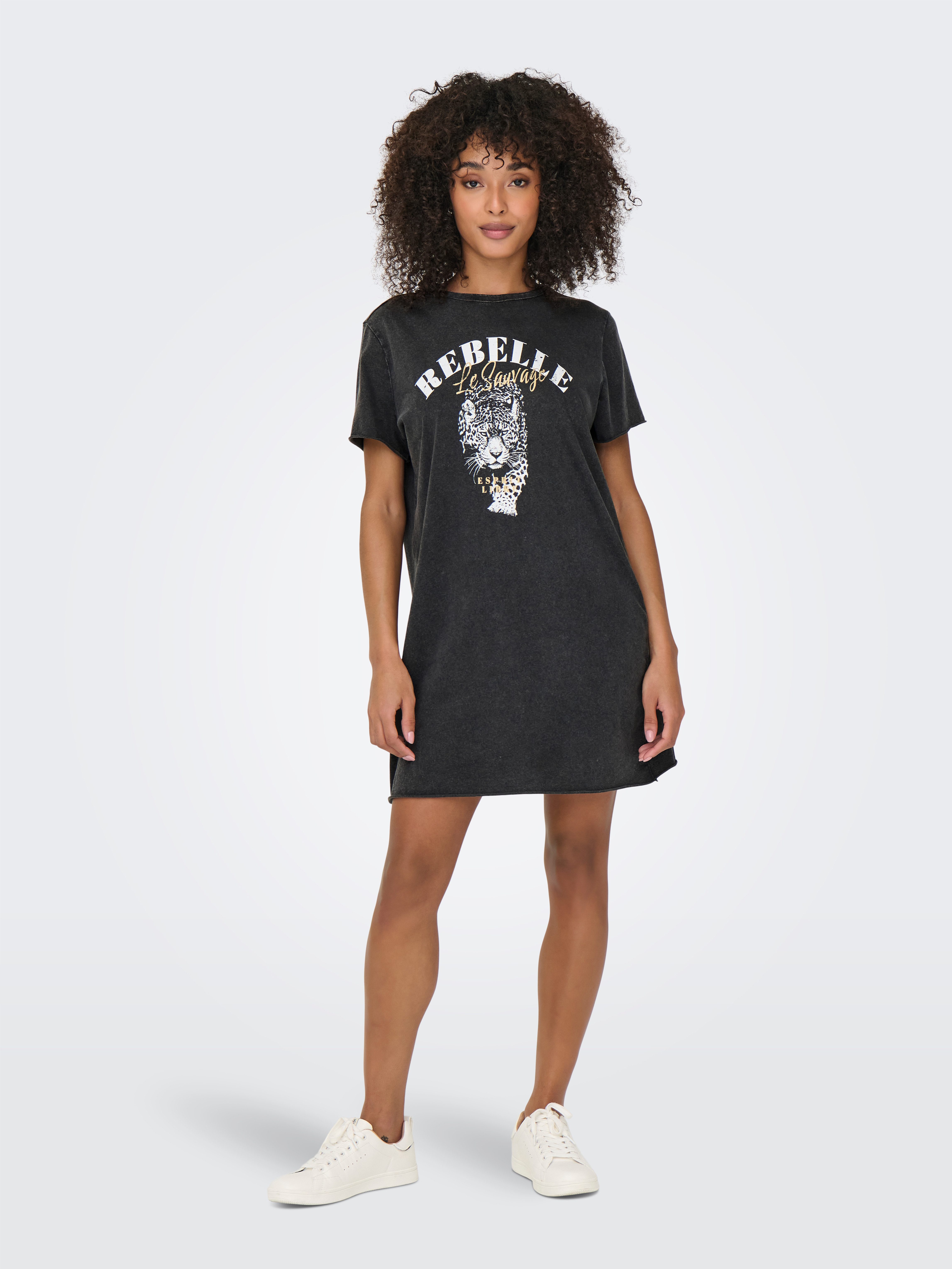 Only Shirtjurk ONLLUCY LIFE DRESS S/S JRS NOOS