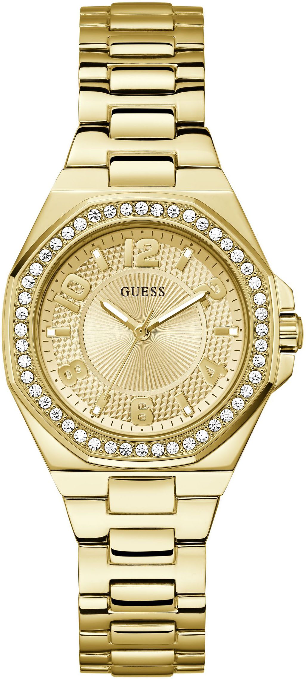 Guess Kwartshorloge CONTESSA Horloge, dameshorloge, stalen armband