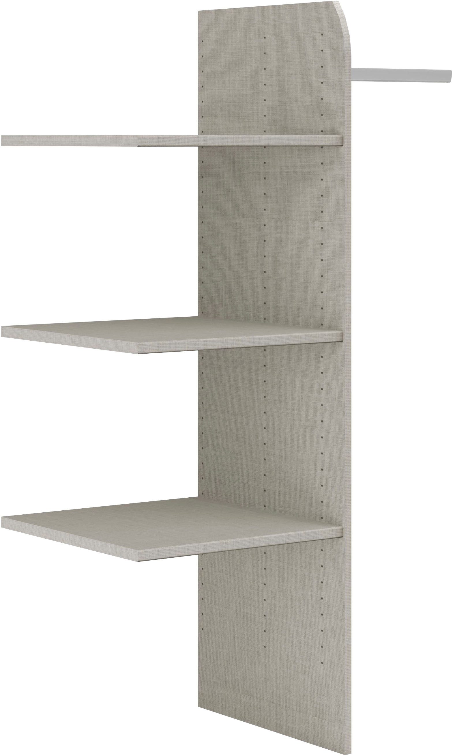 rauch Indeling Accessoires voor rookkasten ORANJE/ZWART, met 3 legplanken en 1 kledingstang, breedte 98 cm, diepte 50 cm accessoires grijs