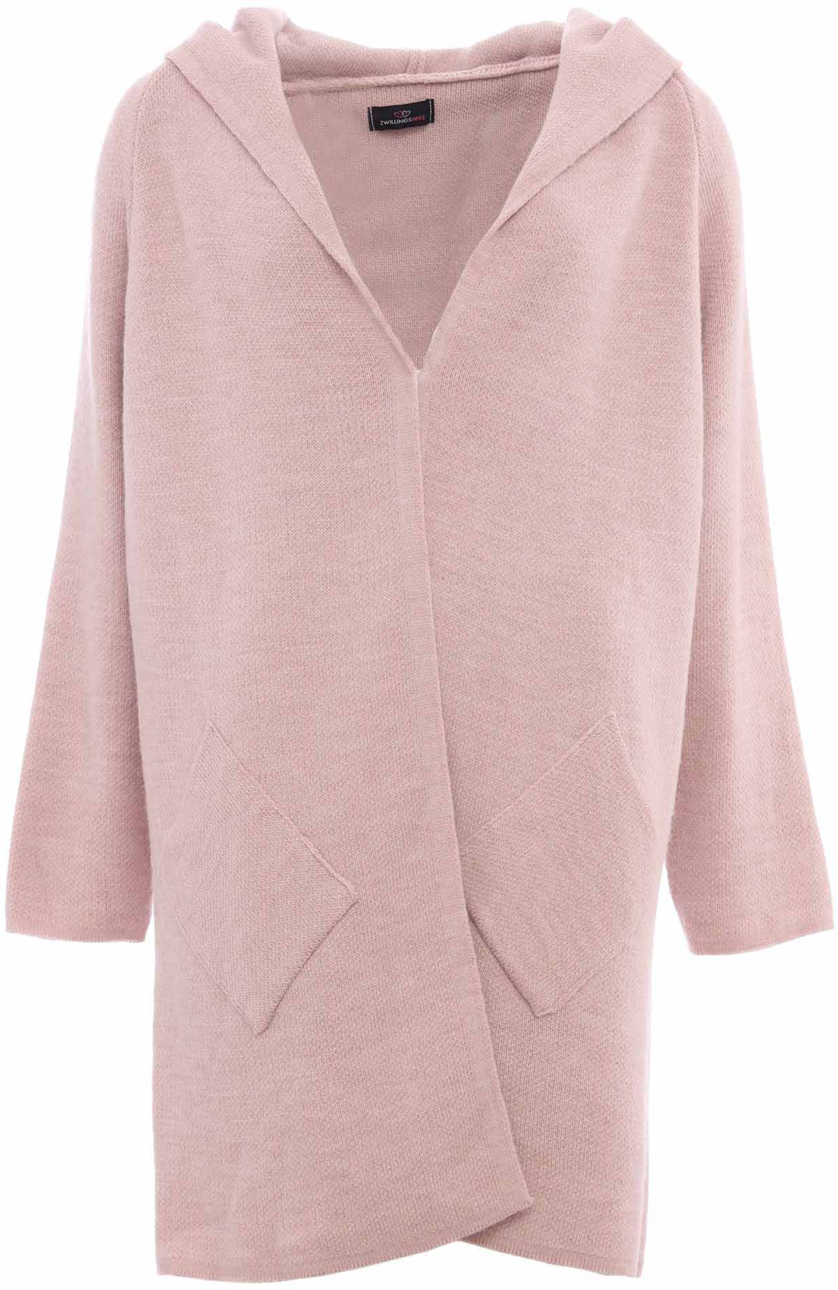 Zwillingsherz Vest zachte grip, losse pasvorm, met wol en alpaca