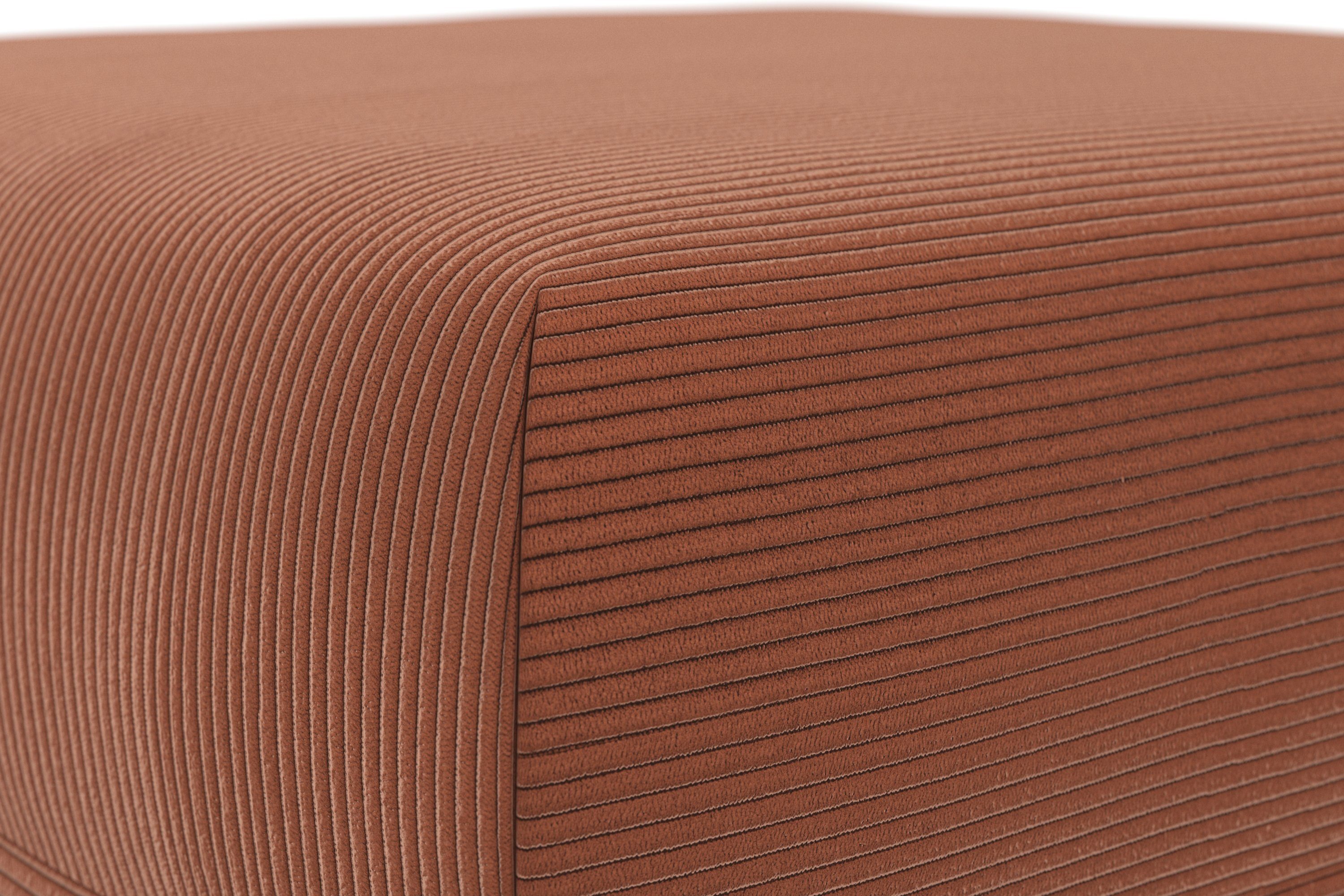 INOSIGN Hocker Coco Cord-bekleding in 2 uitvoeringen, poten 15 cm hoog